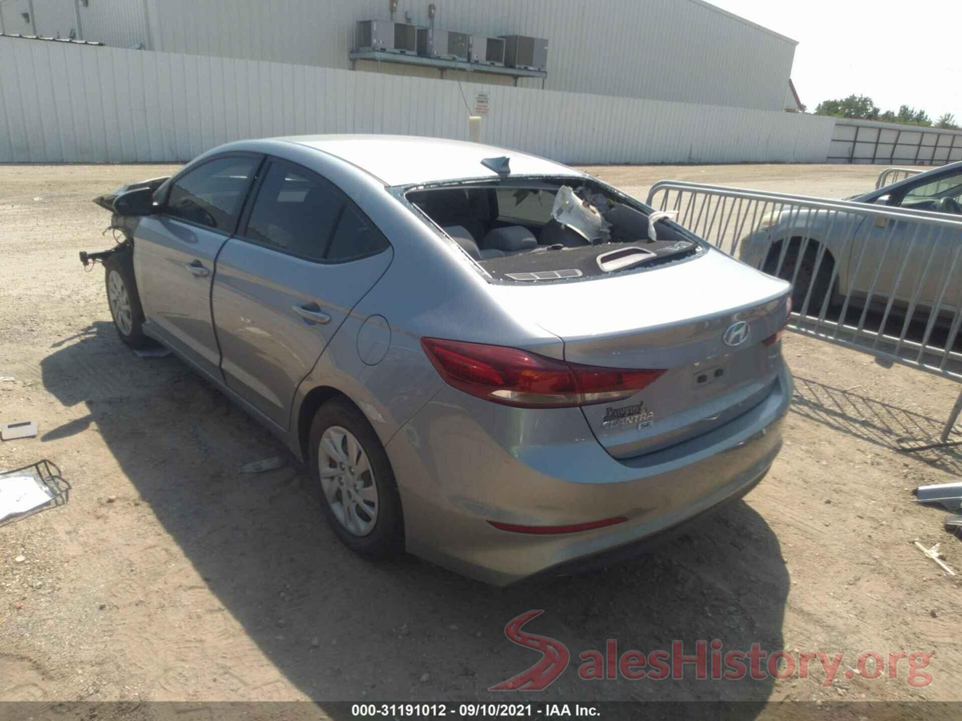 5NPD74LF1HH127116 2017 HYUNDAI ELANTRA