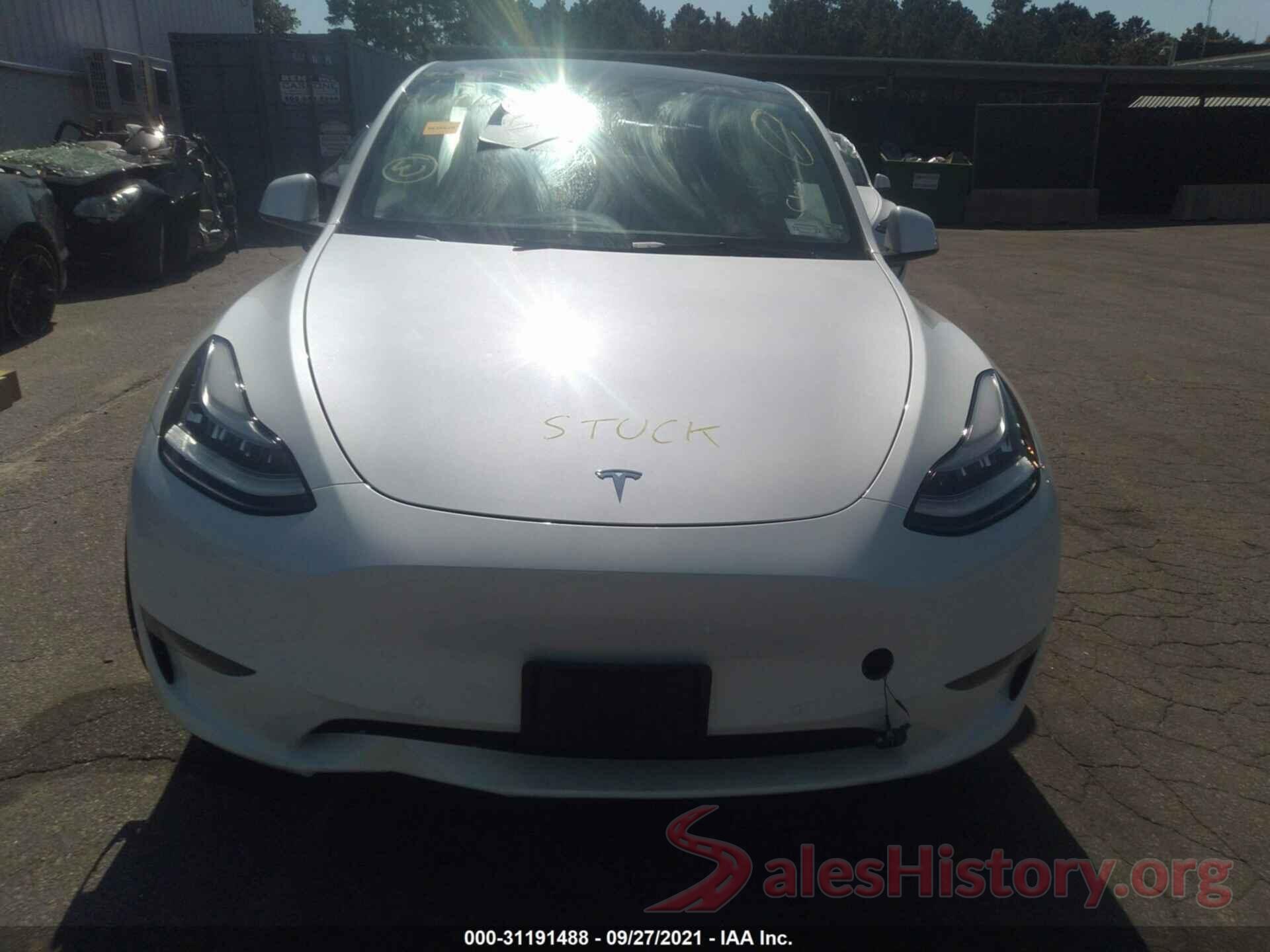 5YJYGDEE9MF106769 2021 TESLA MODEL Y