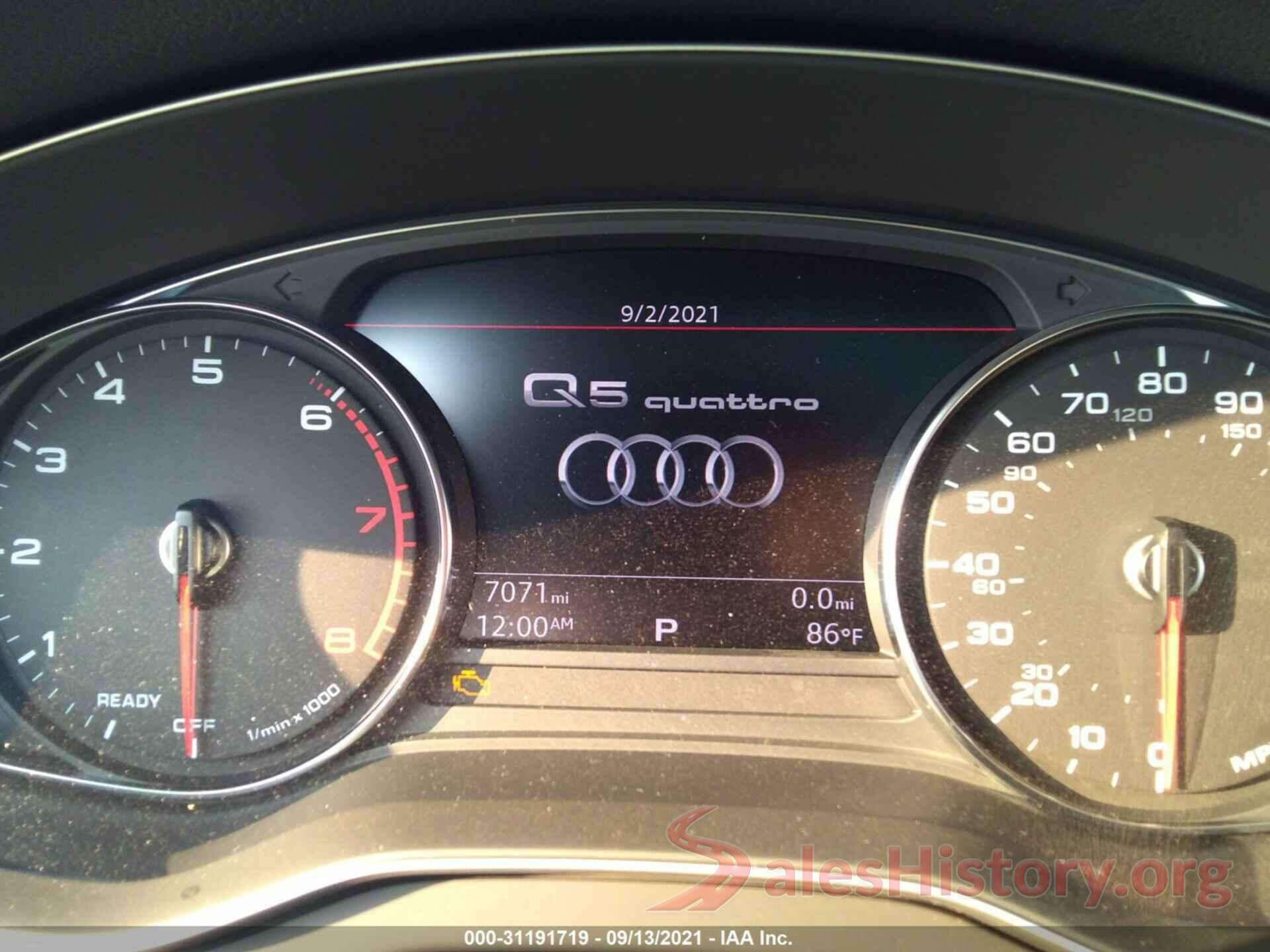 WA1ANAFY9L2100951 2020 AUDI Q5