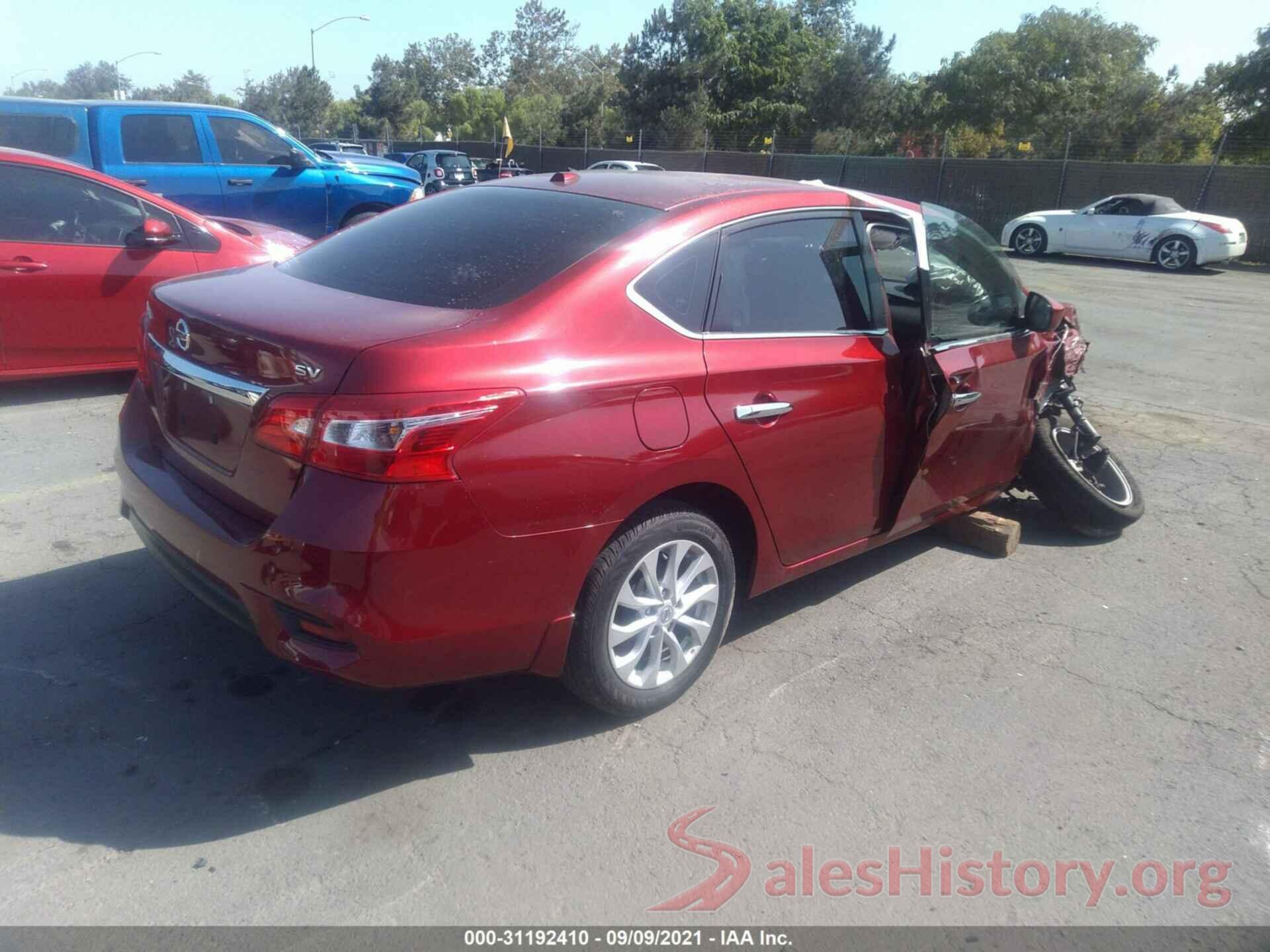 3N1AB7AP8KY249614 2019 NISSAN SENTRA