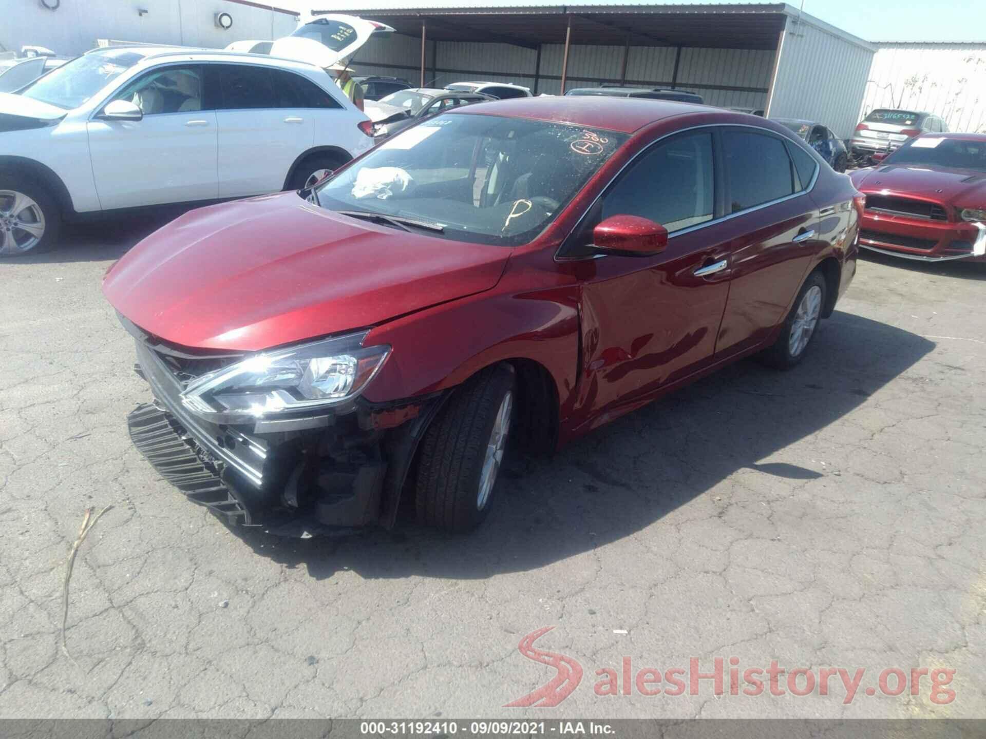 3N1AB7AP8KY249614 2019 NISSAN SENTRA