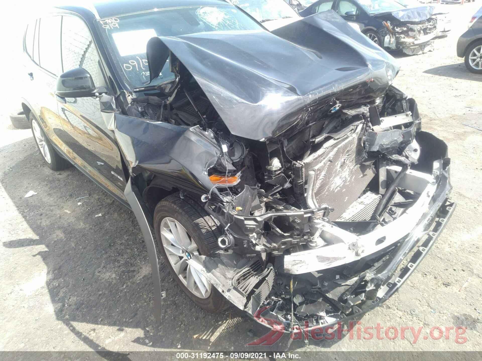 5UXWZ7C37H0V86804 2017 BMW X3