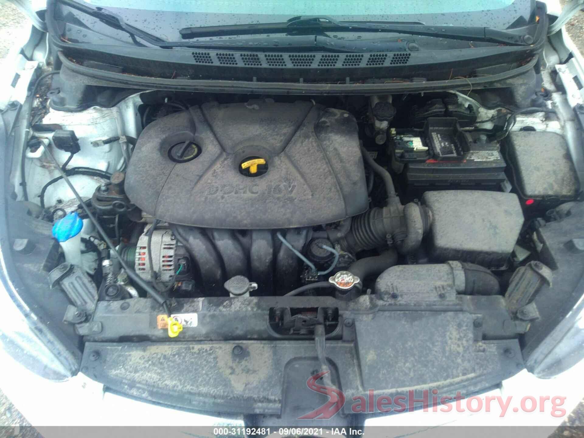 5NPDH4AE3GH675639 2016 HYUNDAI ELANTRA