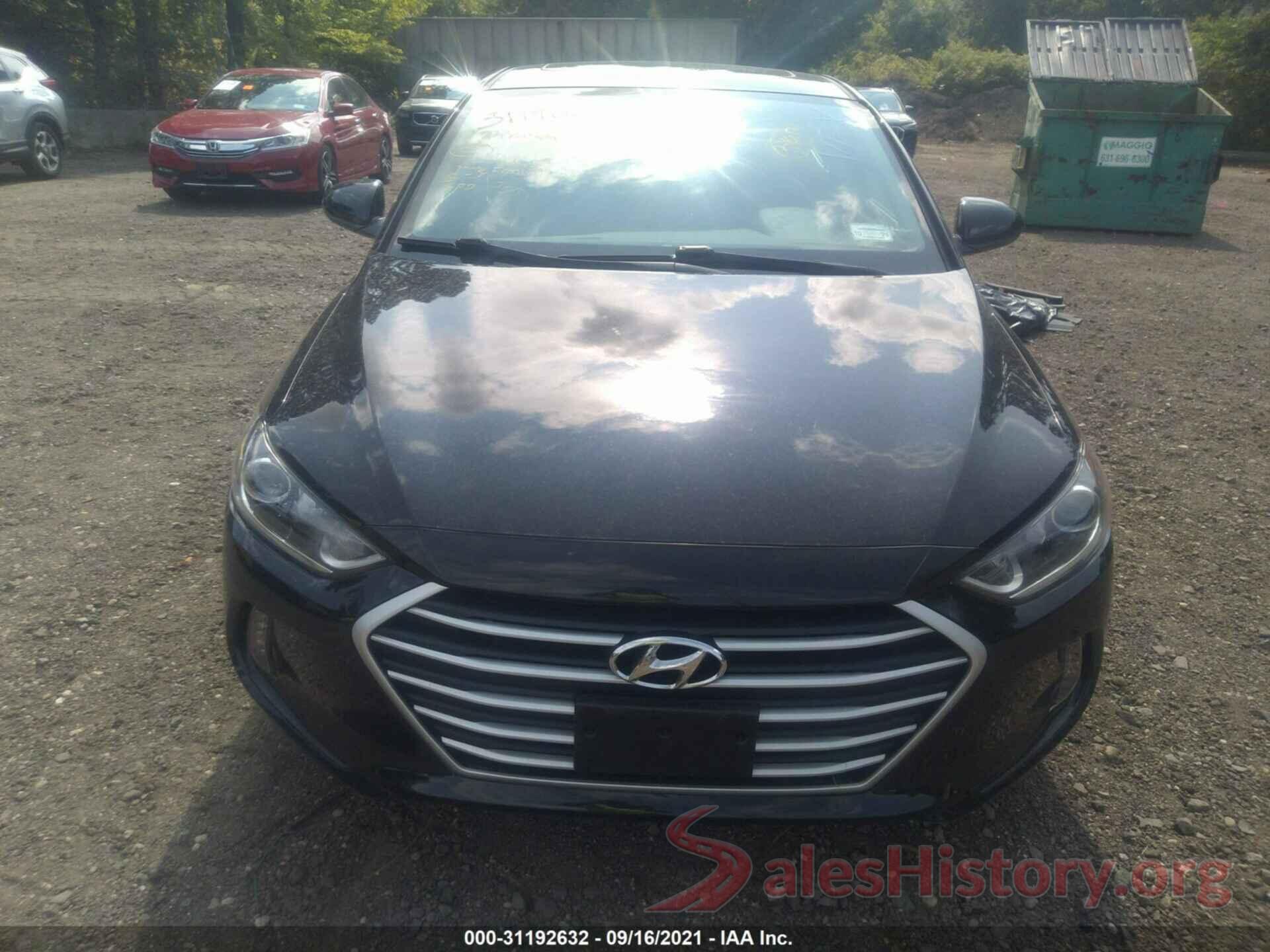 5NPD84LF5JH368678 2018 HYUNDAI ELANTRA