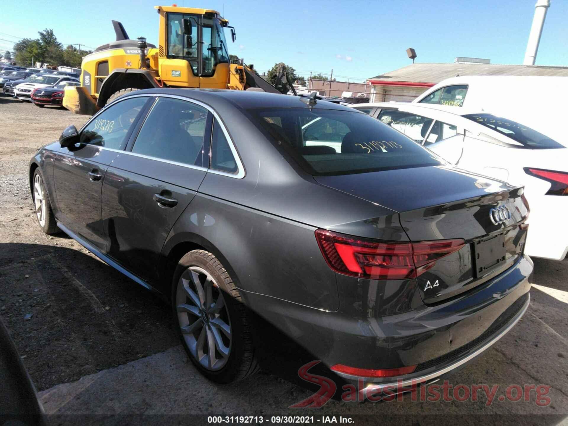 WAUENAF41KN012250 2019 AUDI A4