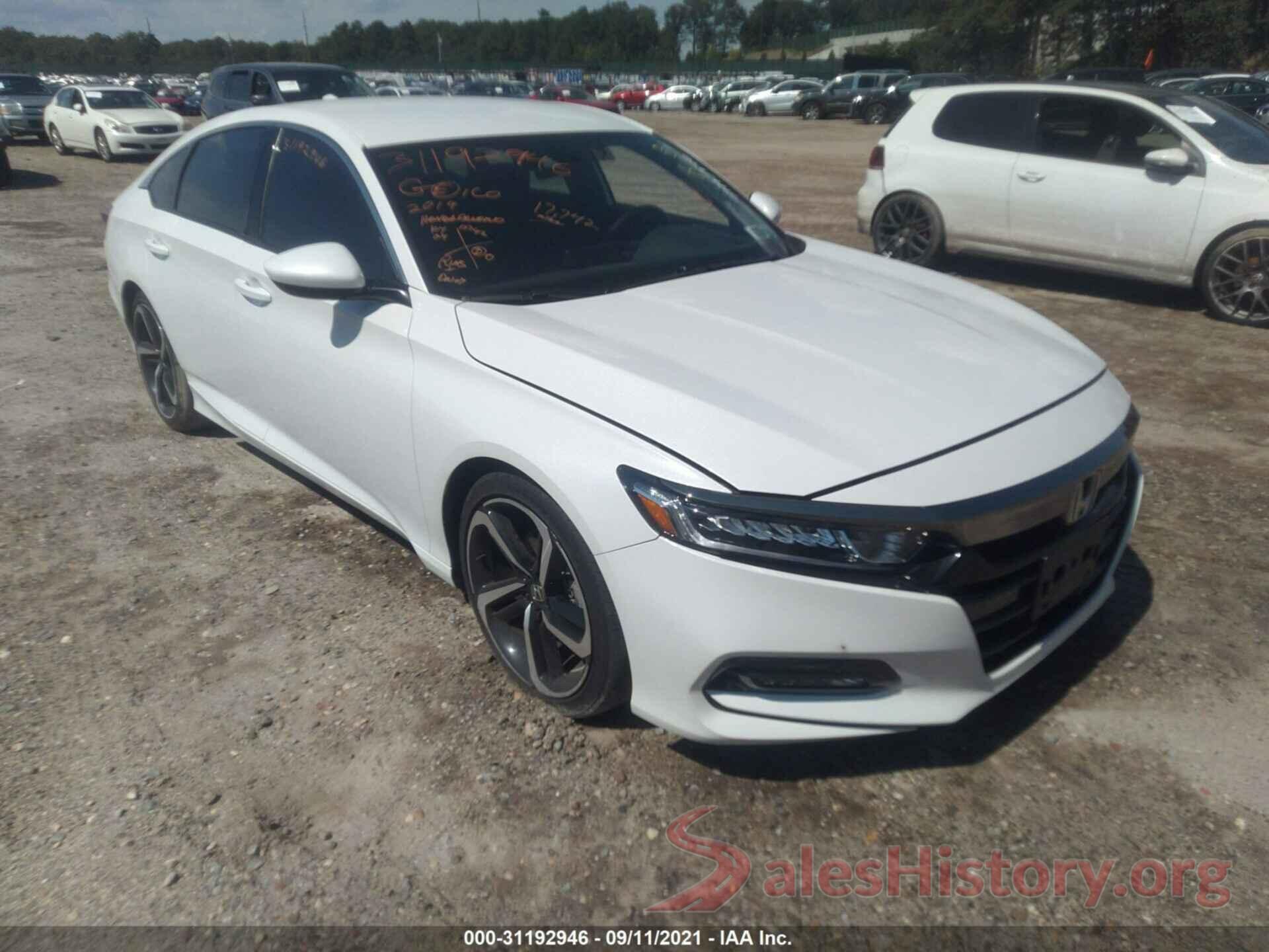 1HGCV1F34KA134188 2019 HONDA ACCORD SEDAN