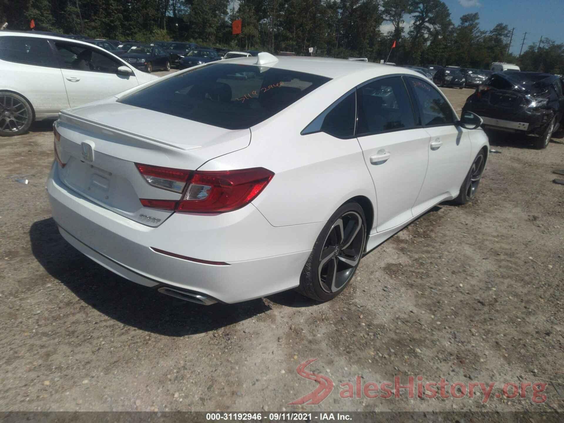 1HGCV1F34KA134188 2019 HONDA ACCORD SEDAN