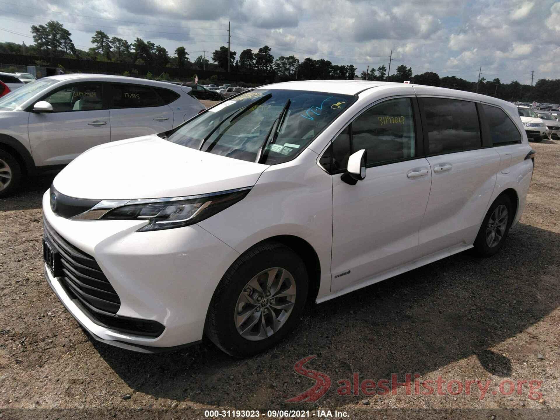 5TDKRKECXMS050744 2021 TOYOTA SIENNA