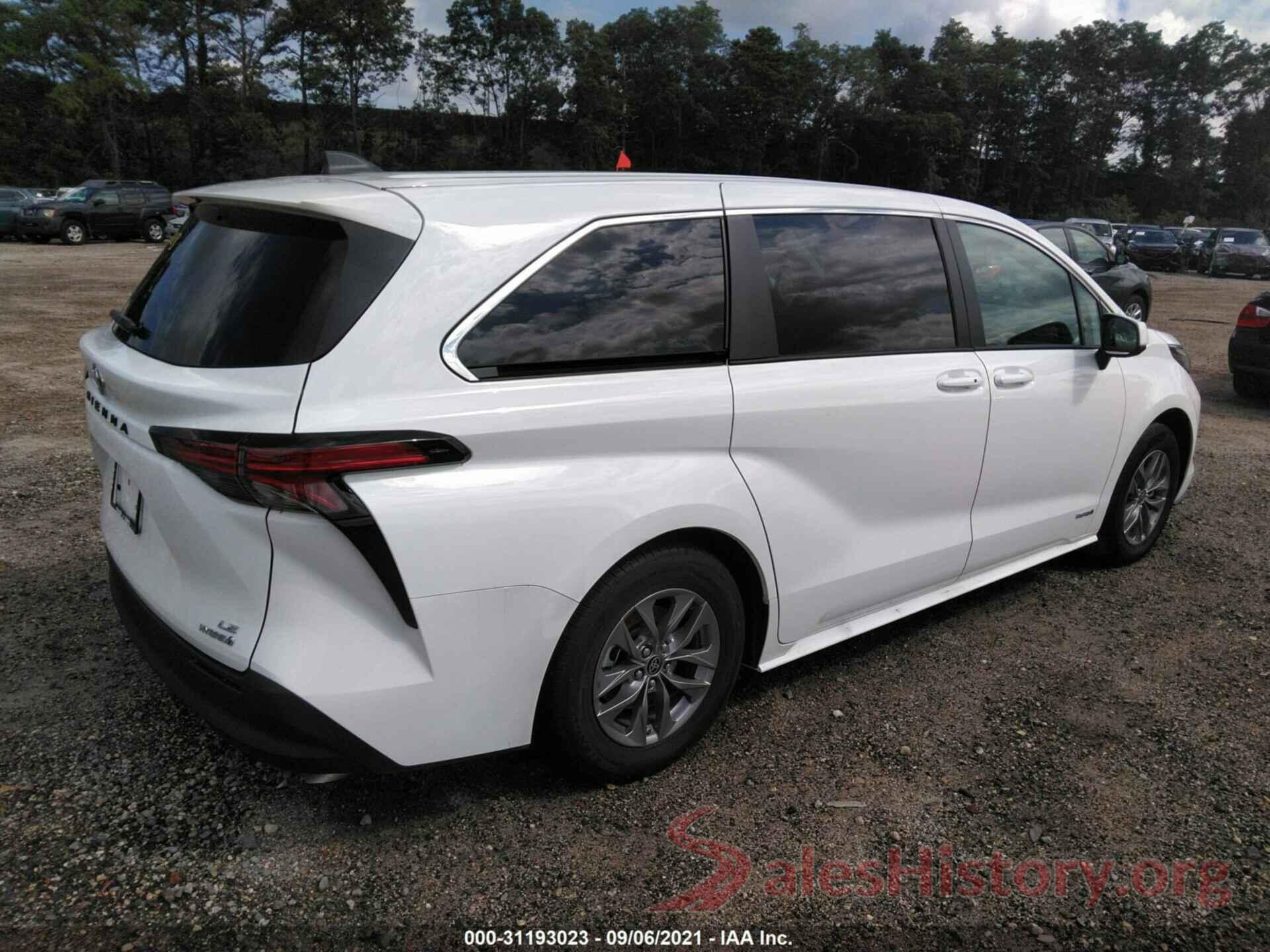 5TDKRKECXMS050744 2021 TOYOTA SIENNA