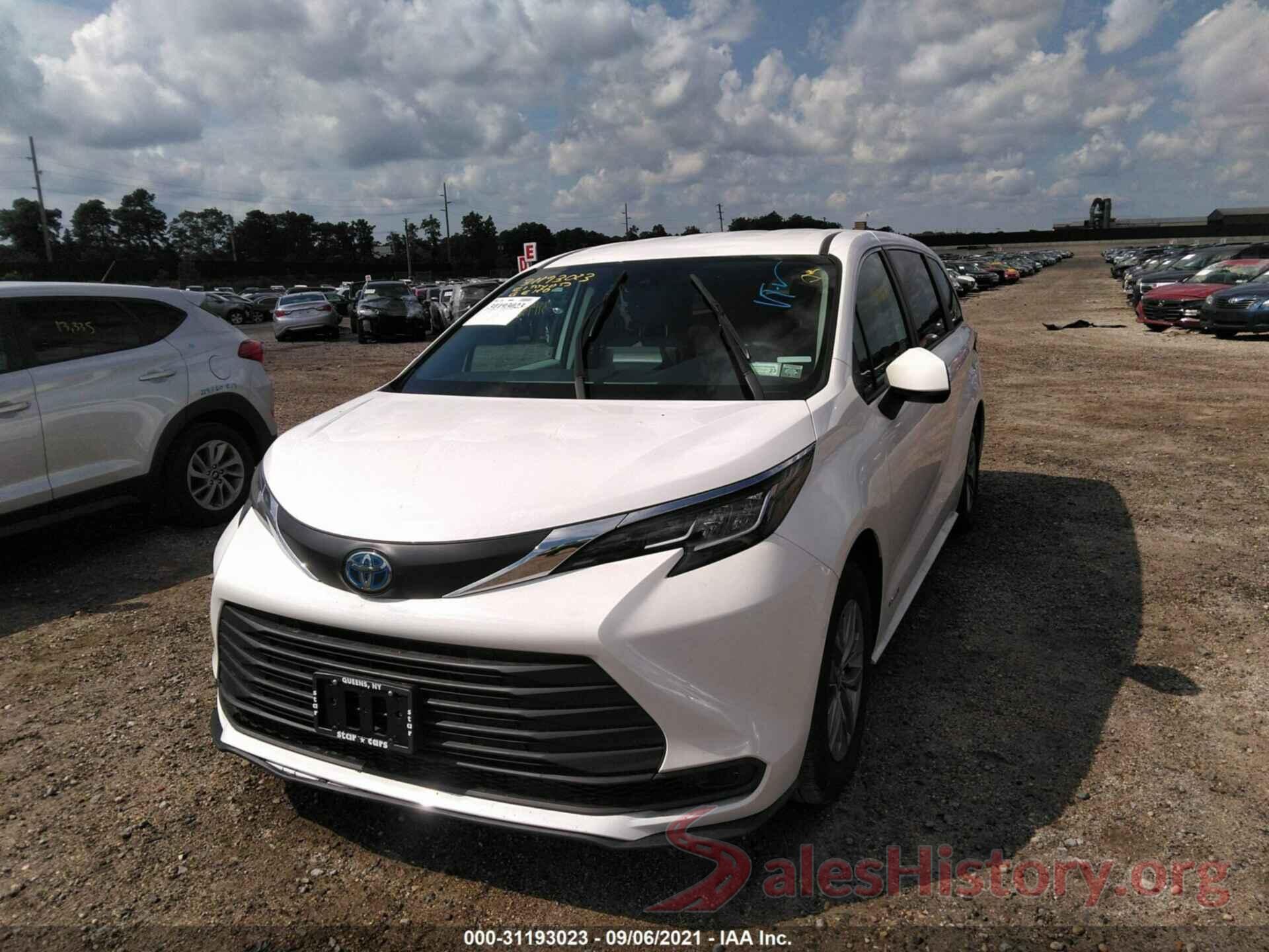 5TDKRKECXMS050744 2021 TOYOTA SIENNA