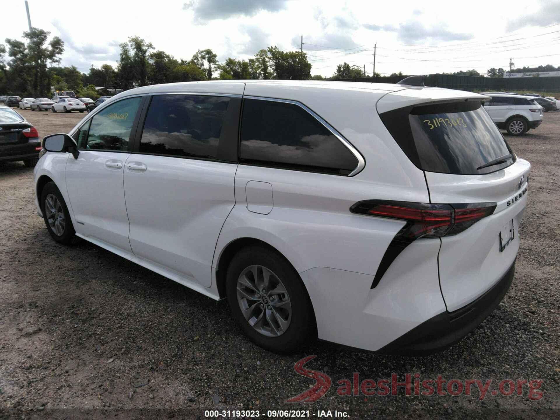 5TDKRKECXMS050744 2021 TOYOTA SIENNA