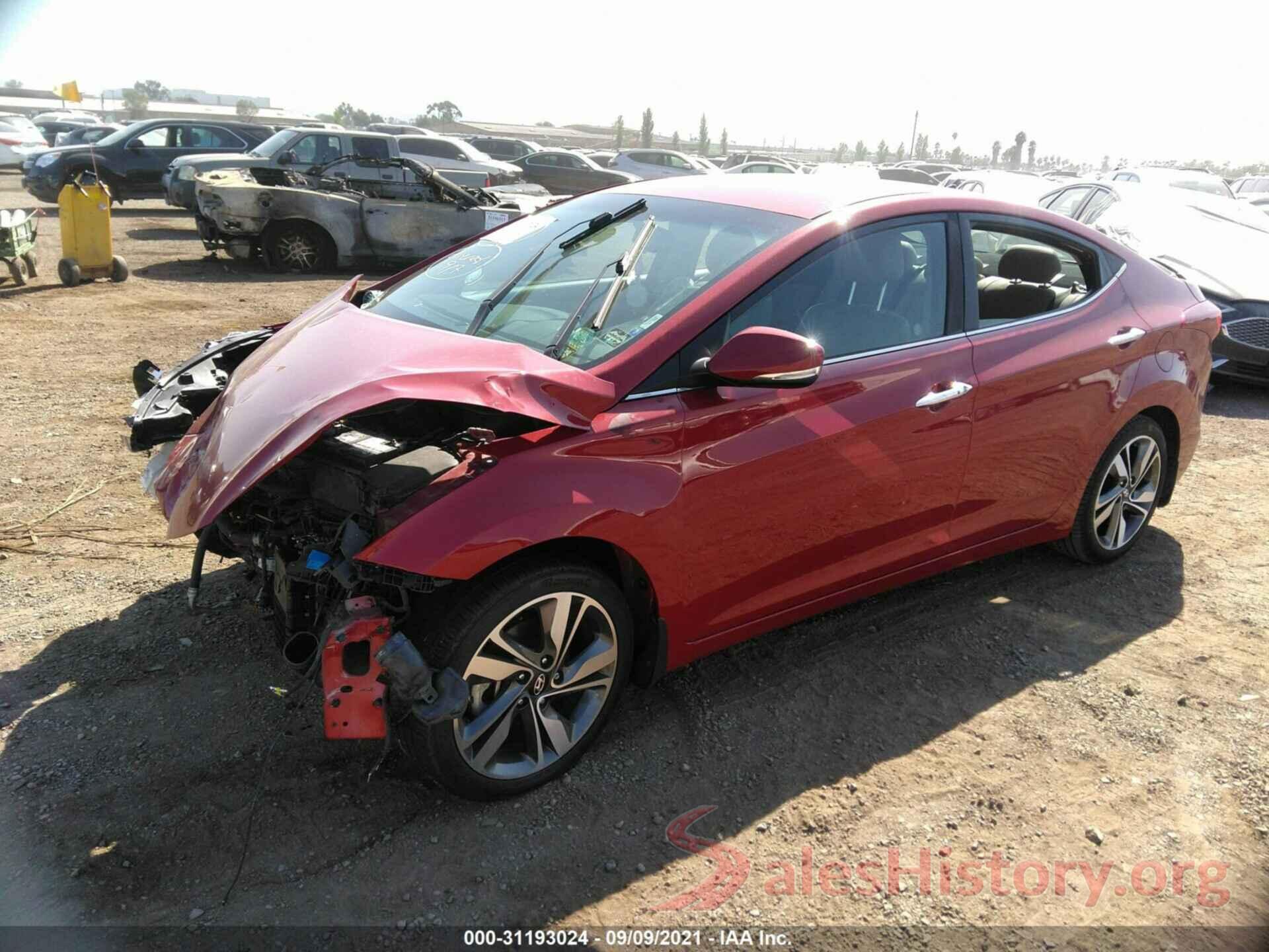 KMHDH4AE3GU606810 2016 HYUNDAI ELANTRA