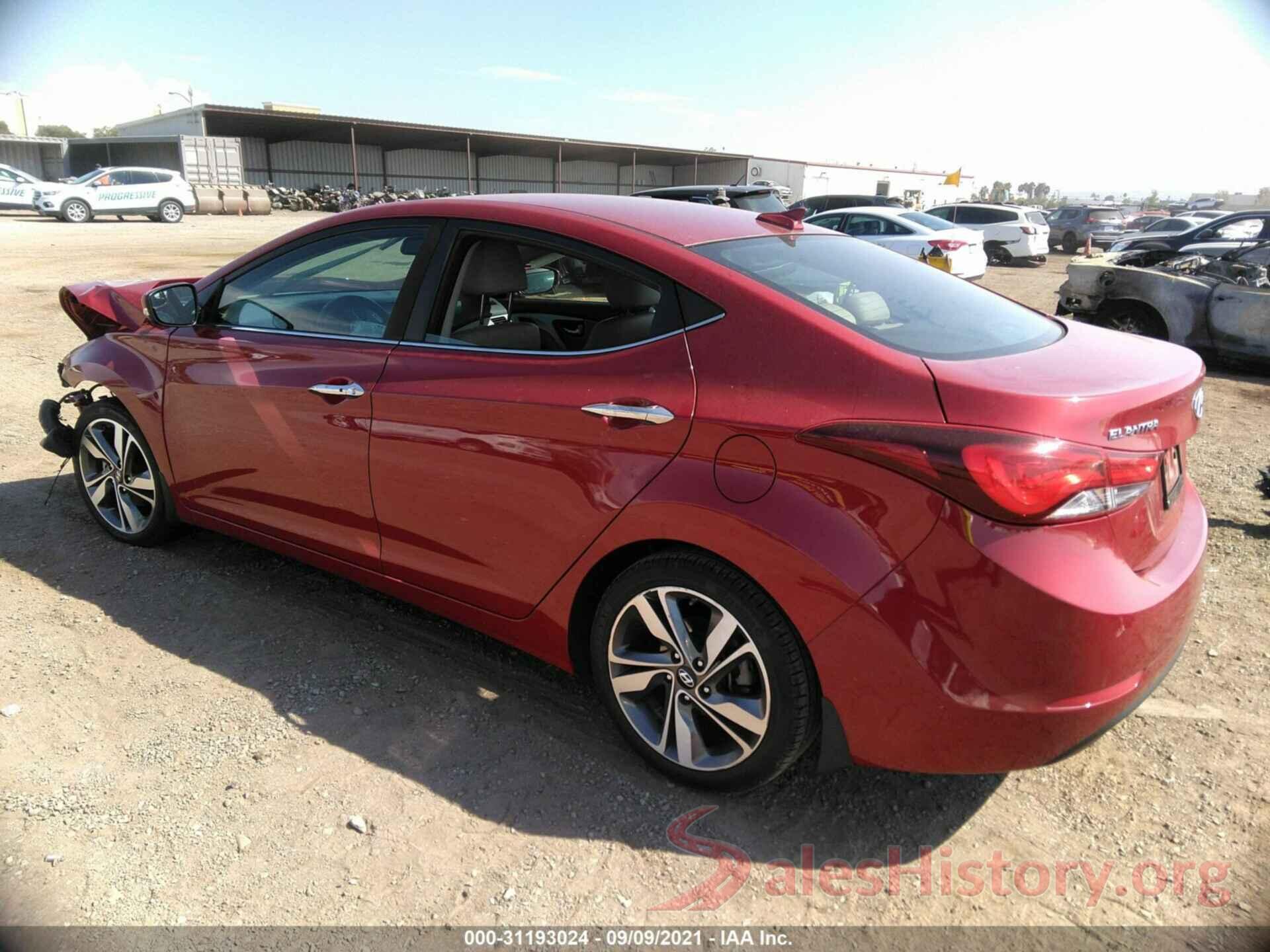 KMHDH4AE3GU606810 2016 HYUNDAI ELANTRA