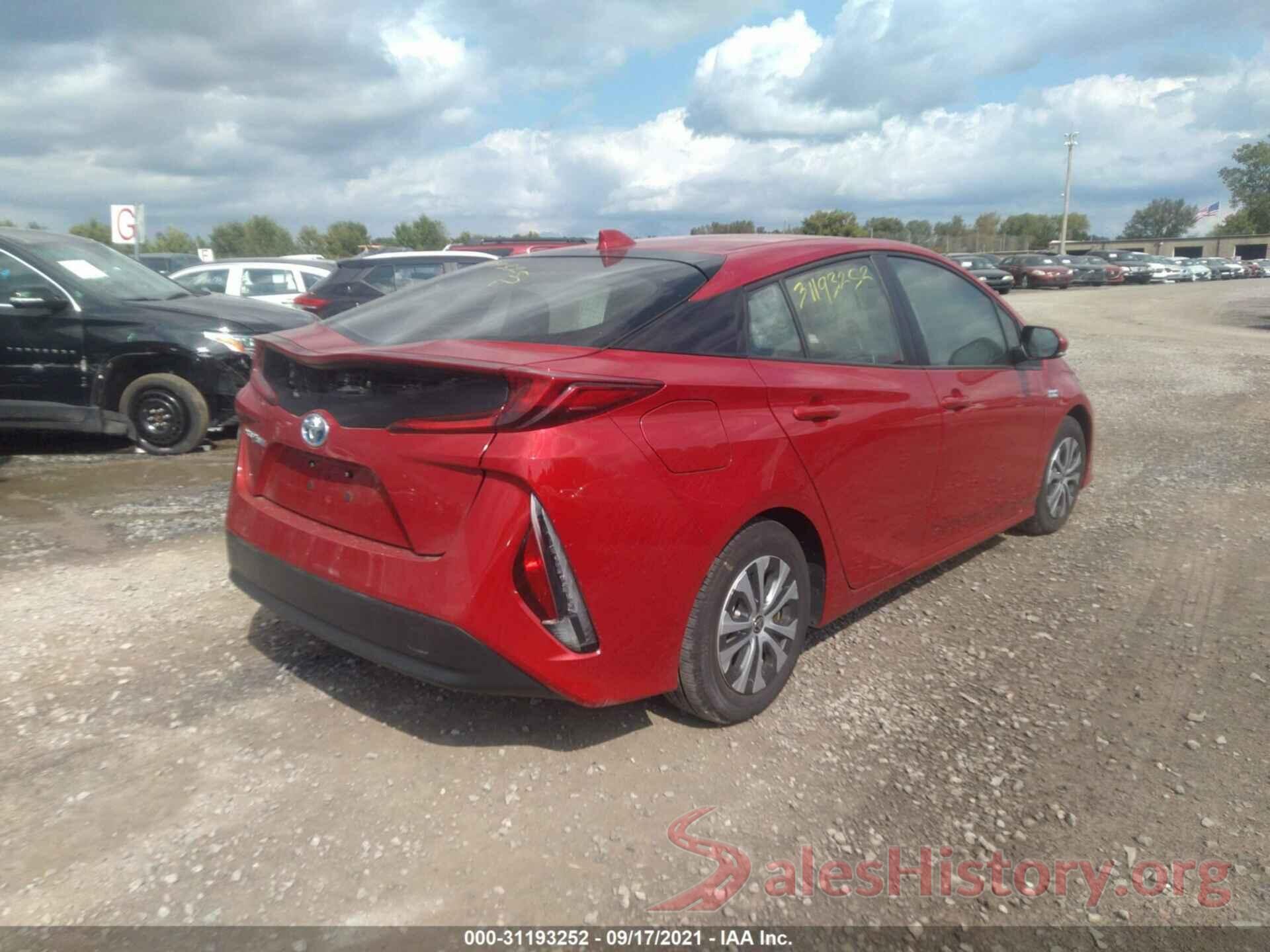 JTDKAMFPXM3185082 2021 TOYOTA PRIUS PRIME