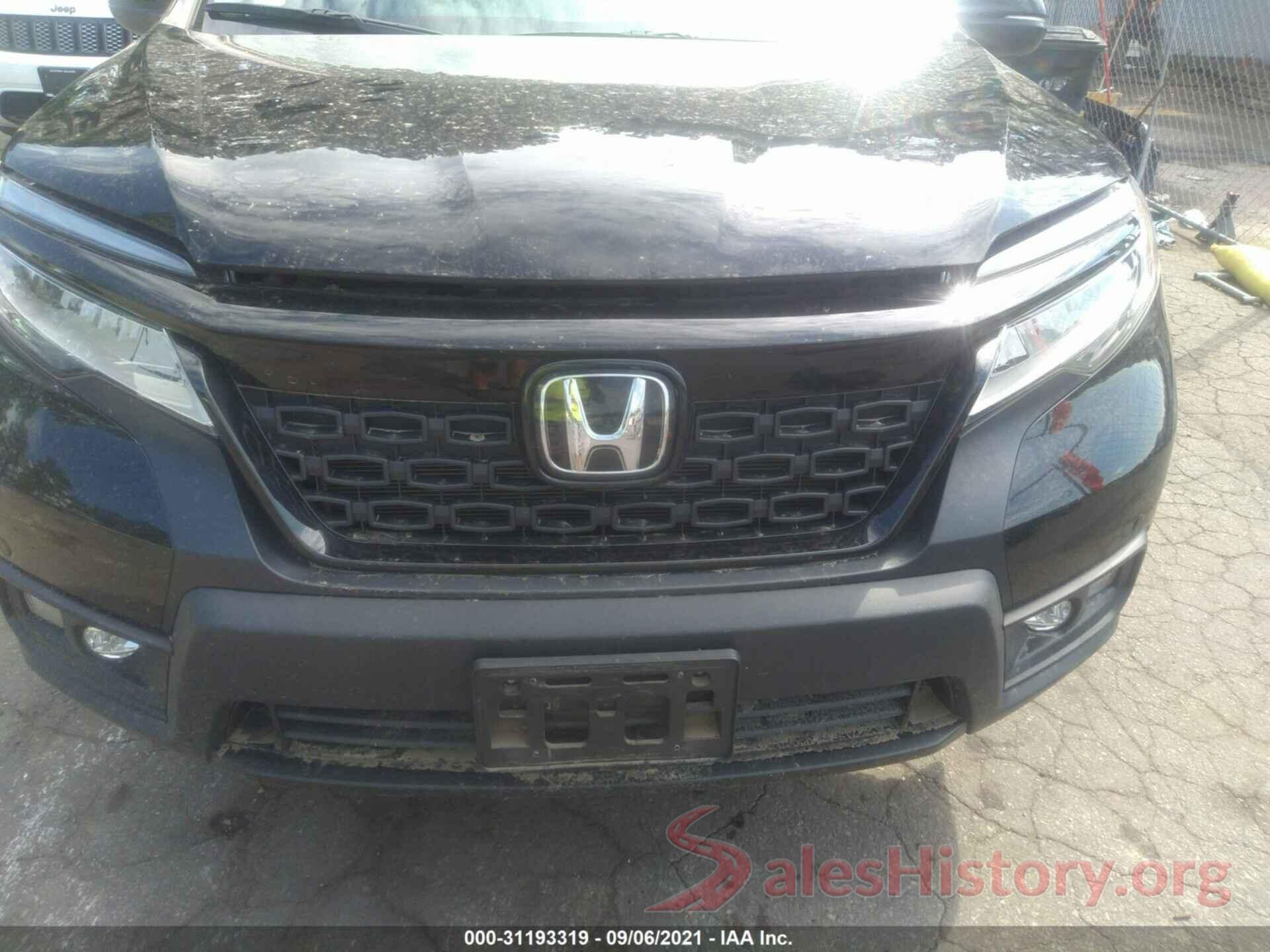 5FNYF8H96KB006358 2019 HONDA PASSPORT