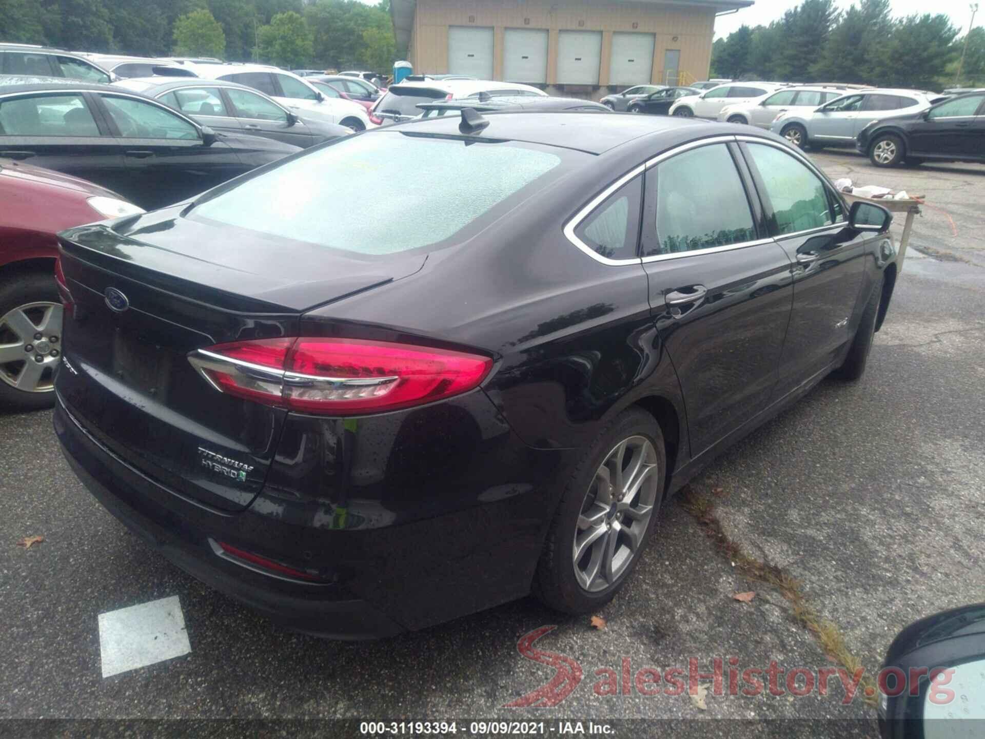 3FA6P0RU4KR158152 2019 FORD FUSION HYBRID