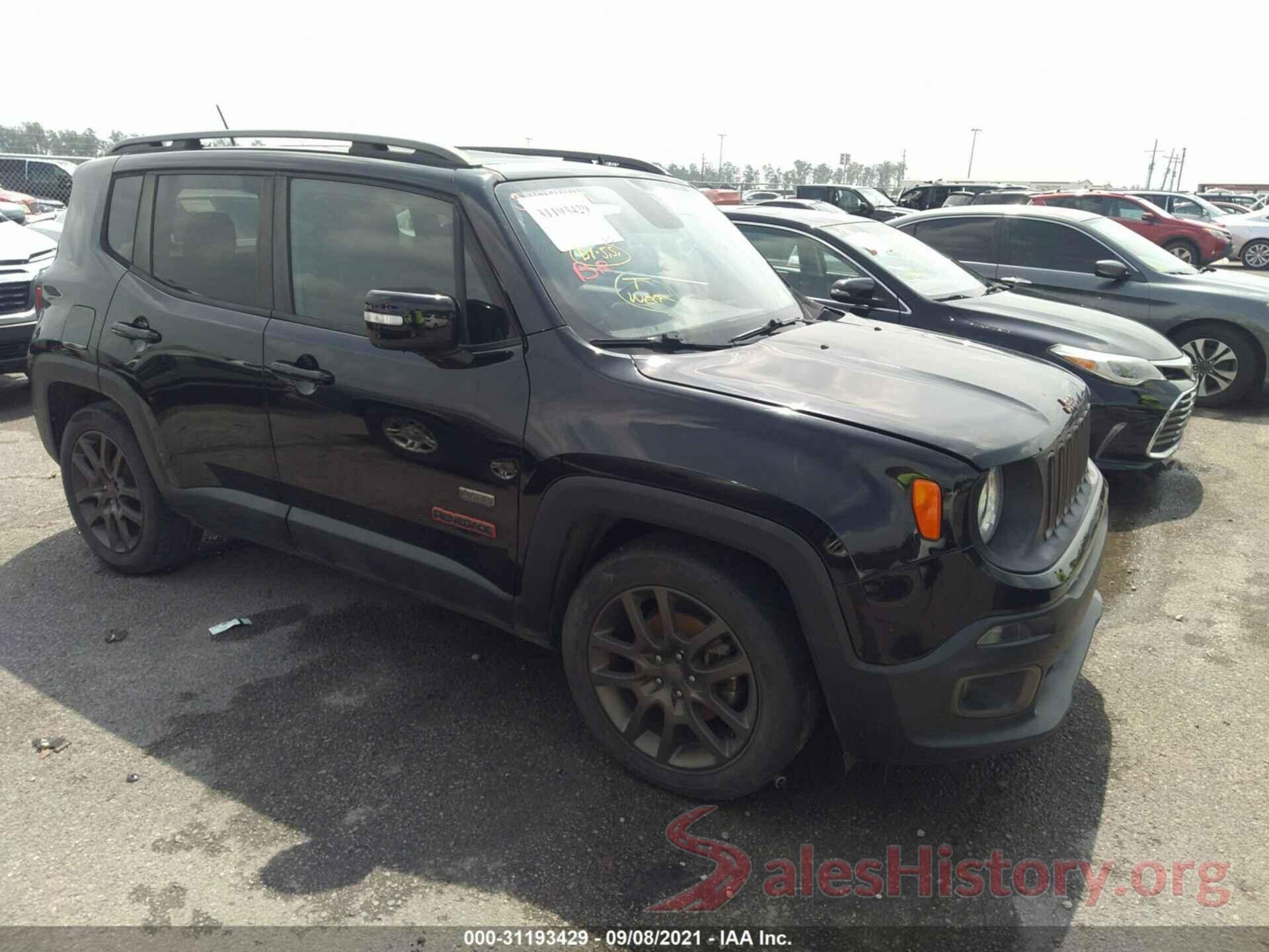 ZACCJABW0GPD10333 2016 JEEP RENEGADE