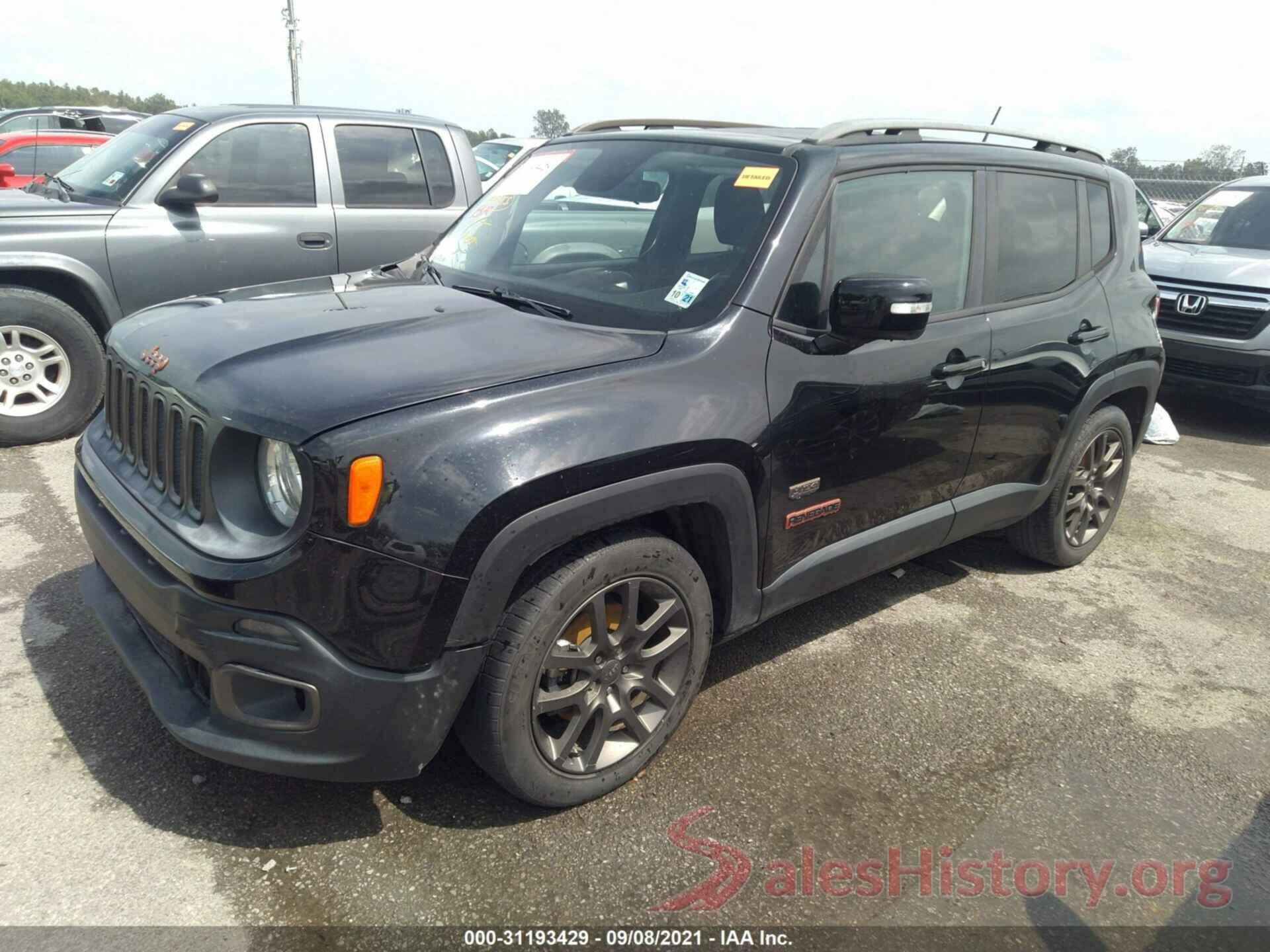 ZACCJABW0GPD10333 2016 JEEP RENEGADE