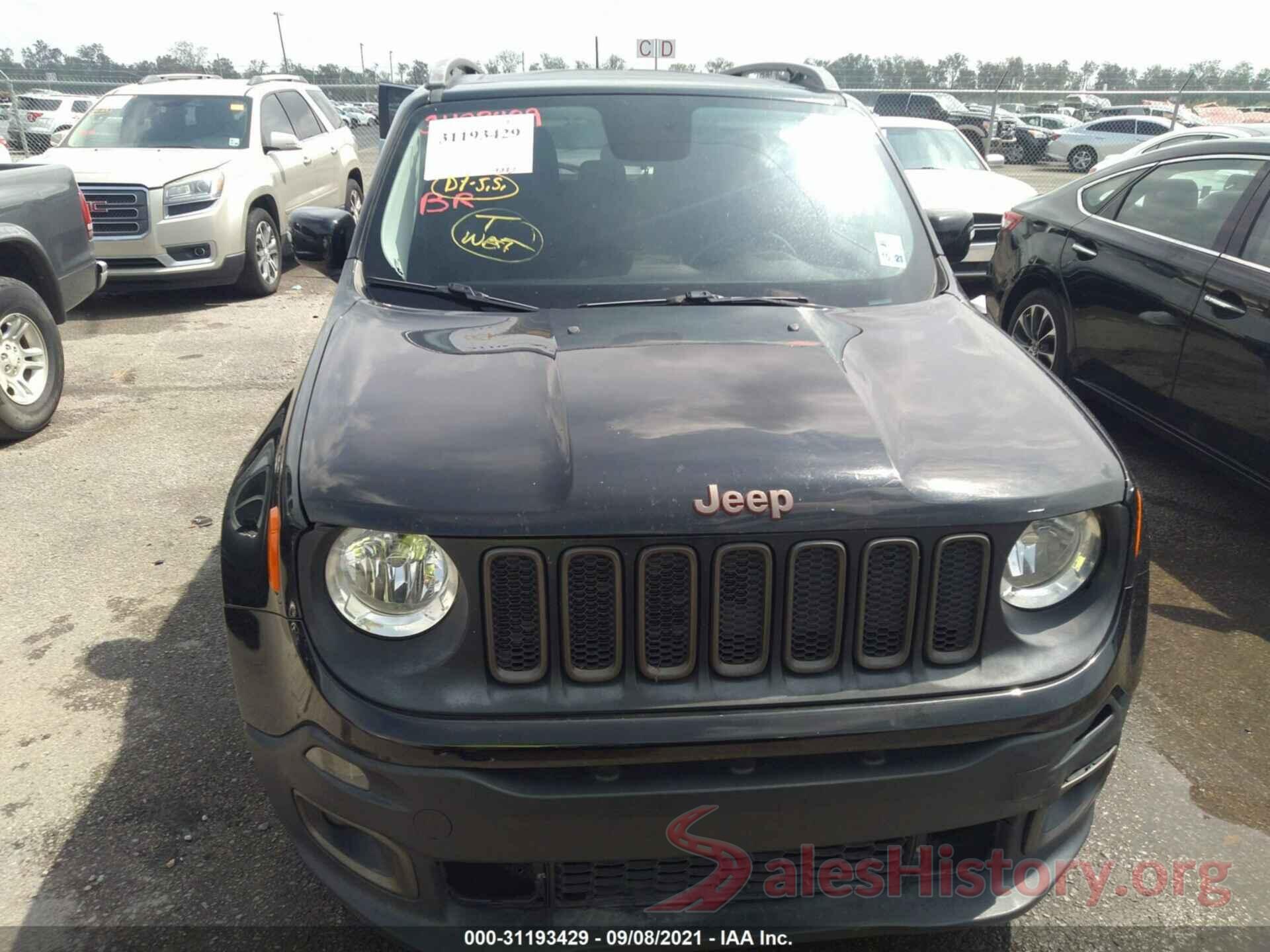 ZACCJABW0GPD10333 2016 JEEP RENEGADE