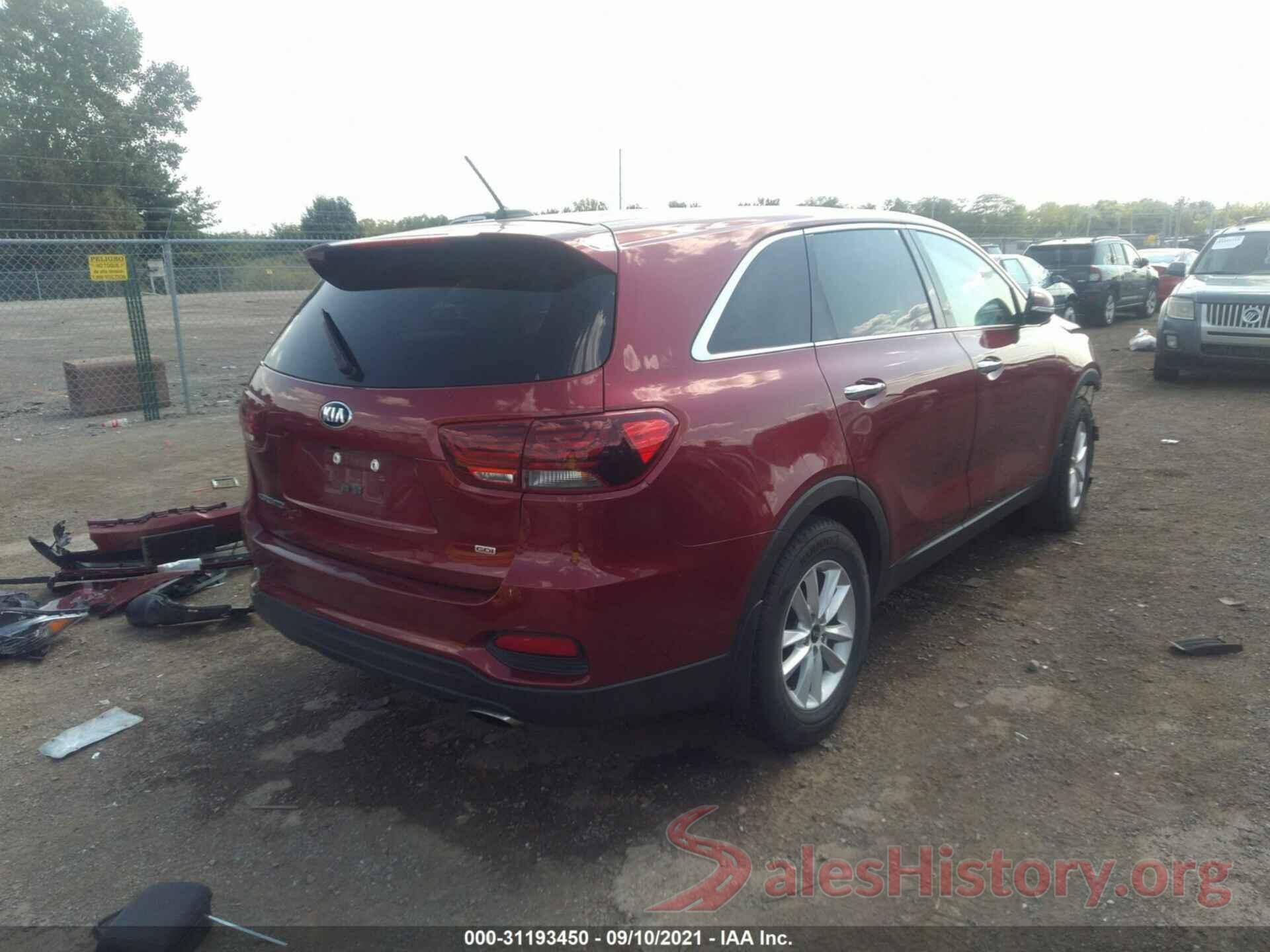 5XYPG4A39KG522021 2019 KIA SORENTO