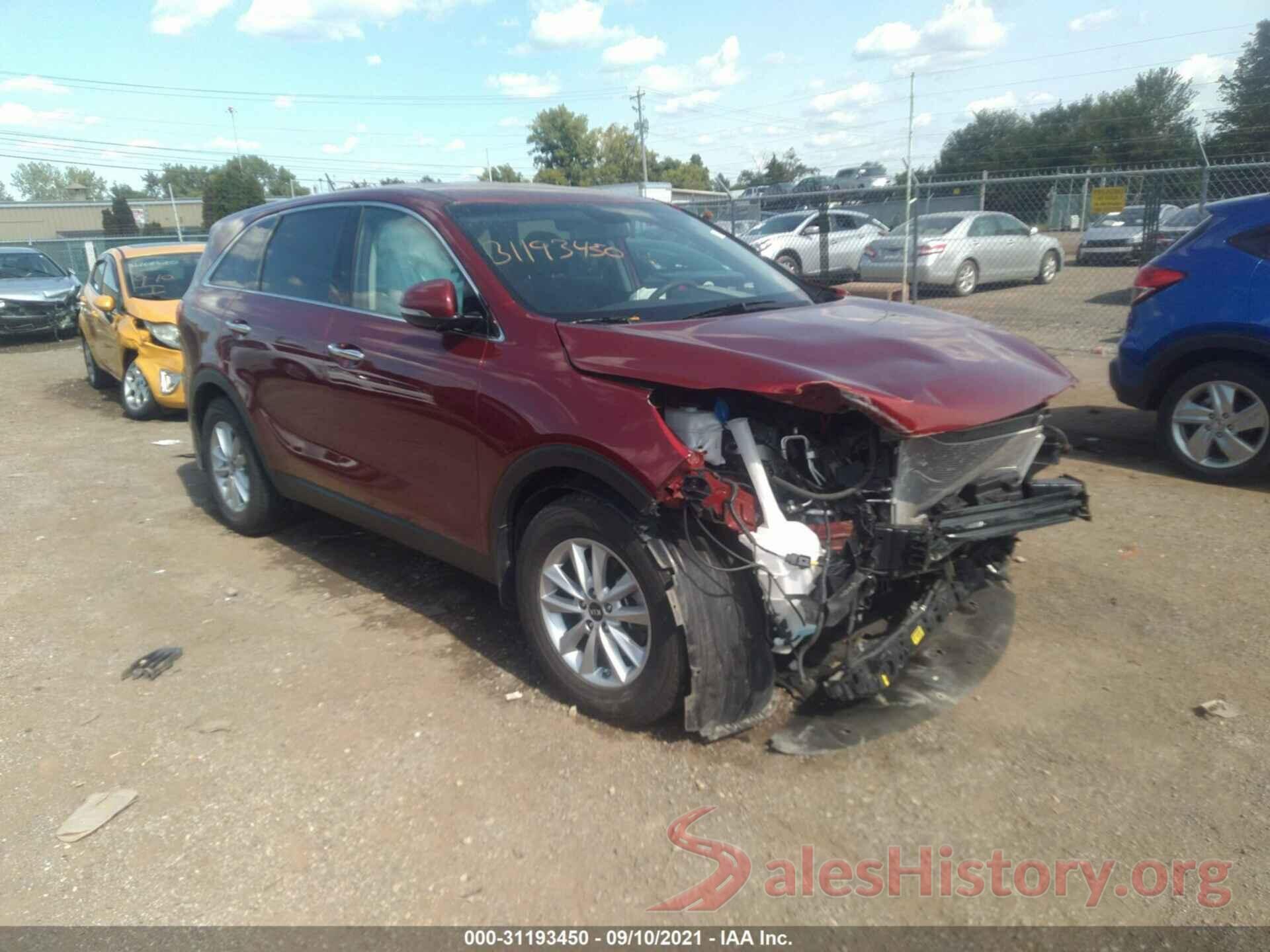 5XYPG4A39KG522021 2019 KIA SORENTO