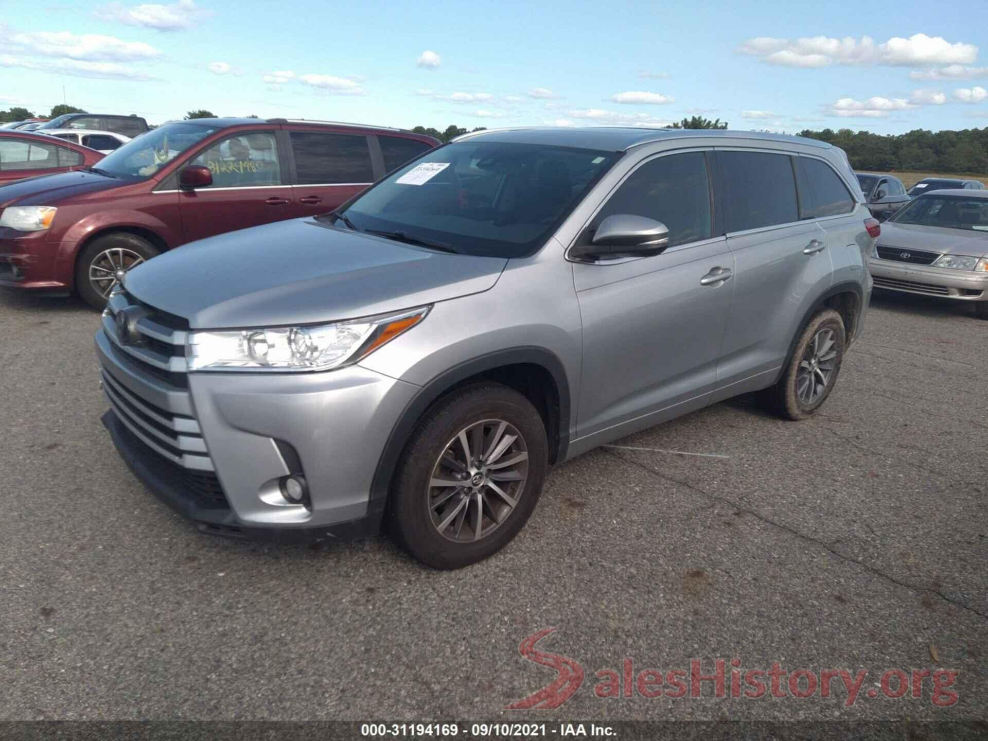 5TDKZRFH7JS257641 2018 TOYOTA HIGHLANDER