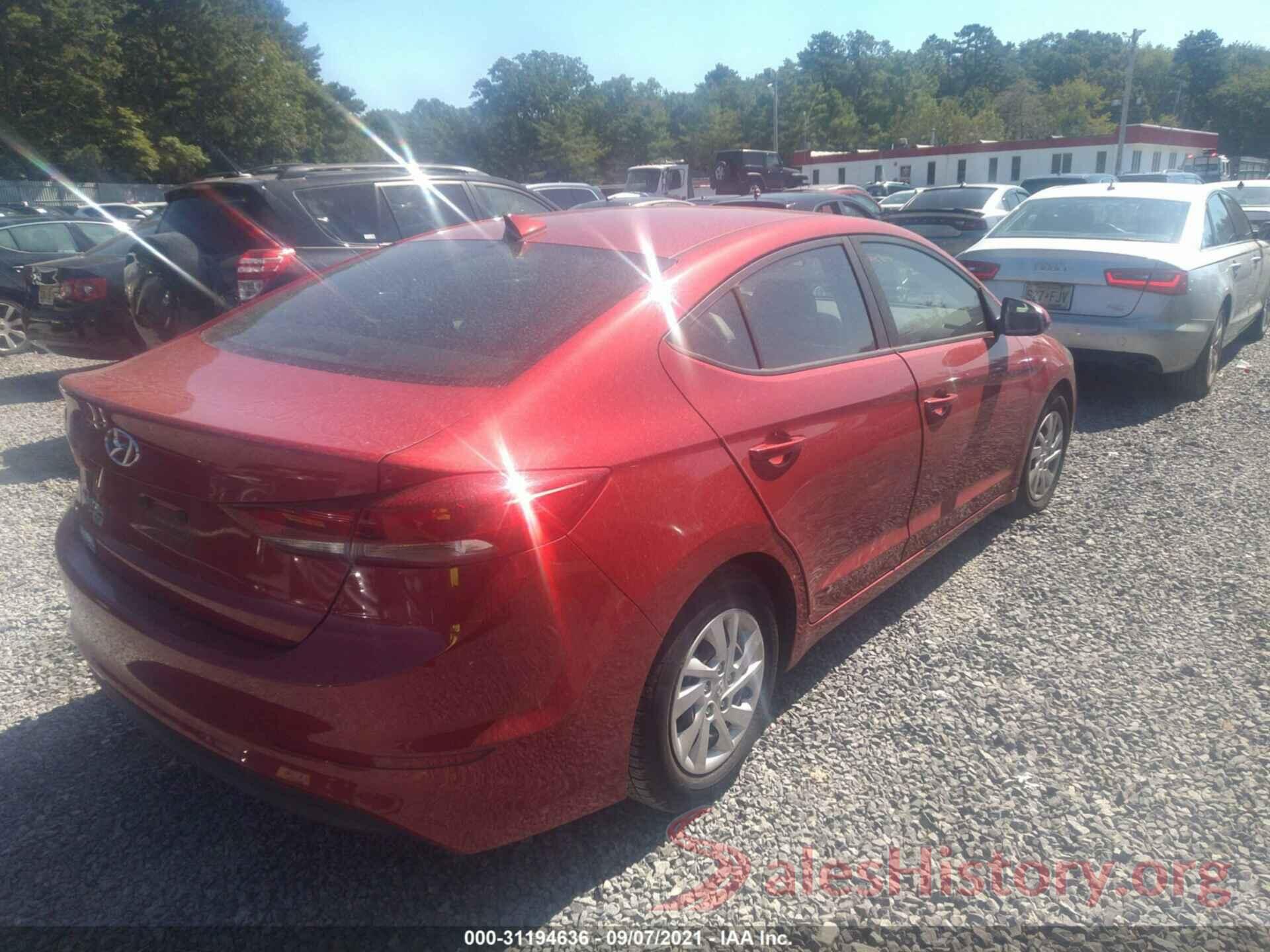 5NPD74LF9HH087657 2017 HYUNDAI ELANTRA