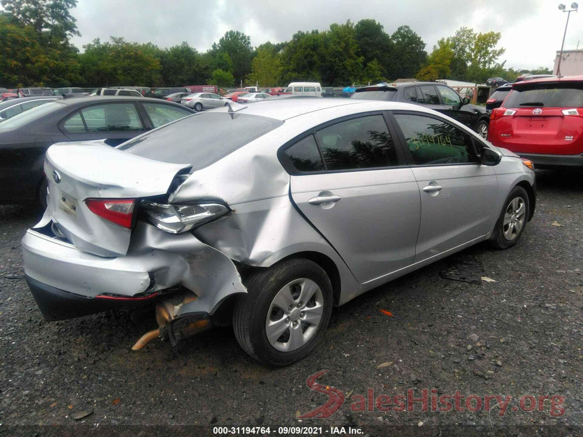 KNAFK4A66G5571548 2016 KIA FORTE