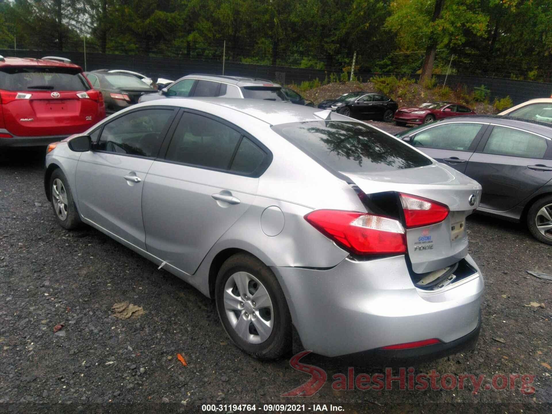 KNAFK4A66G5571548 2016 KIA FORTE