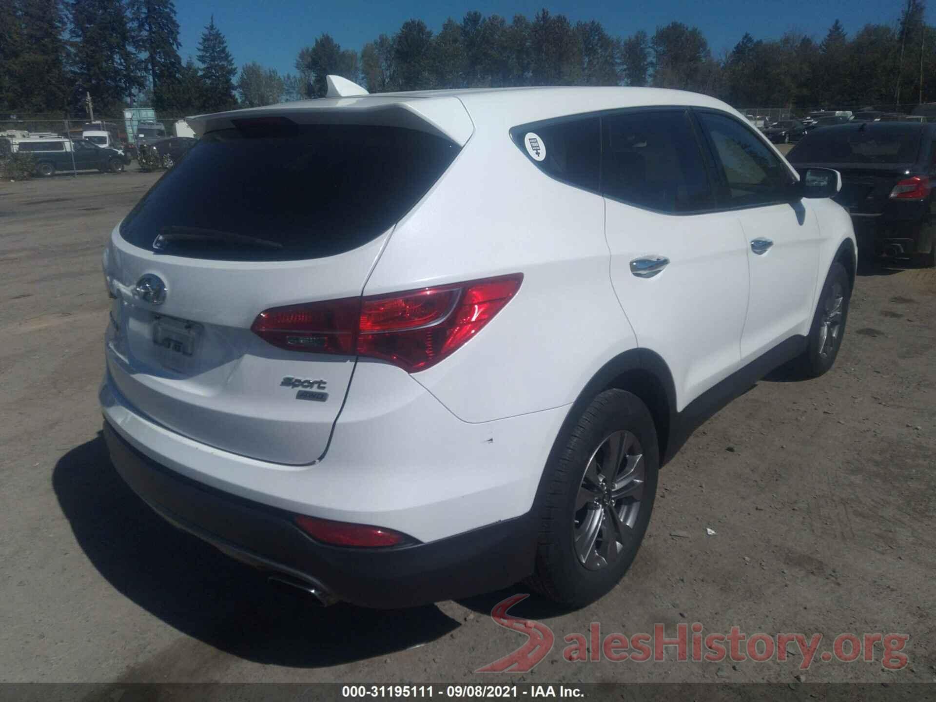 5XYZTDLB9GG342456 2016 HYUNDAI SANTA FE SPORT