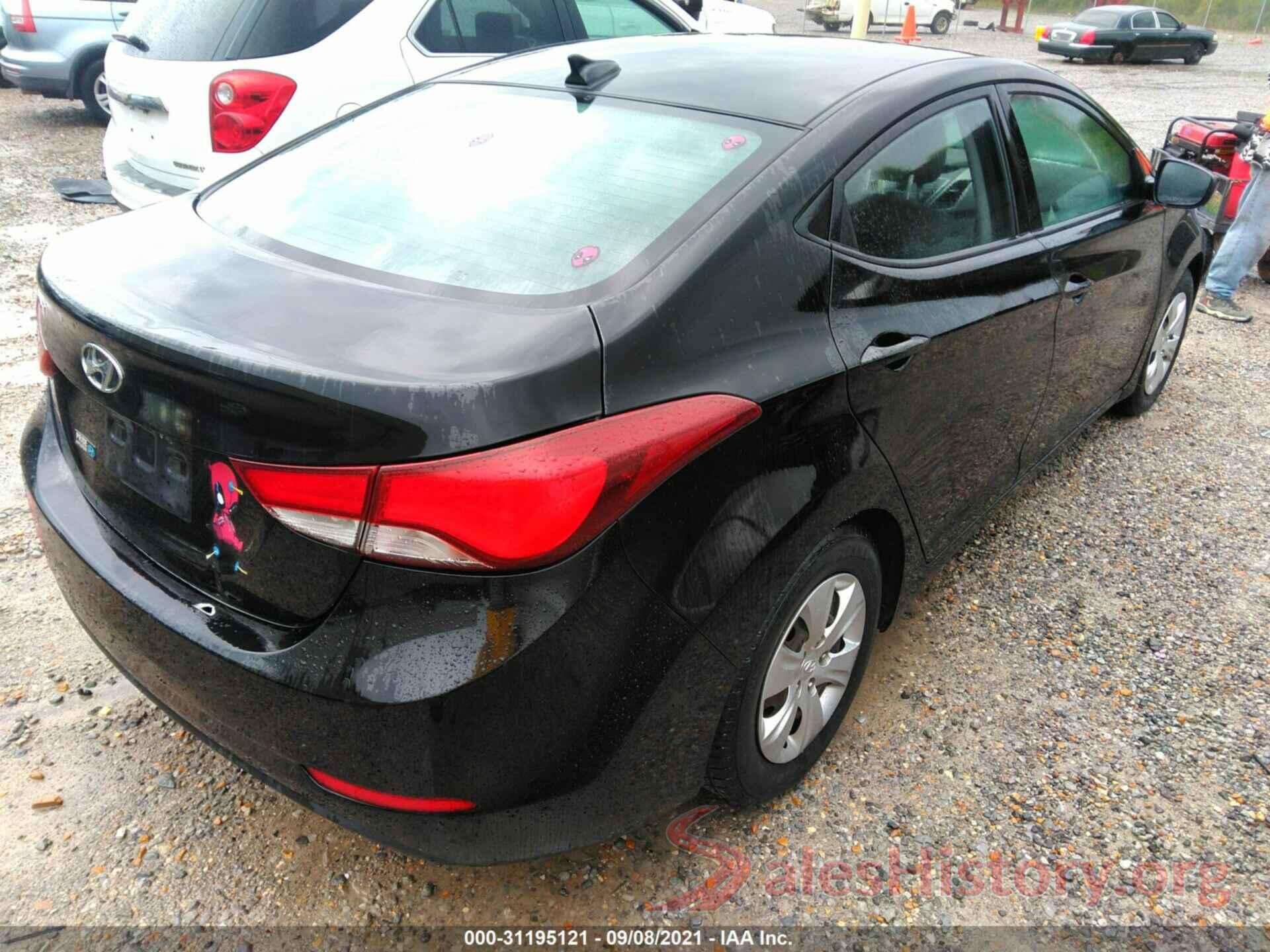 KMHDH4AE7GU607426 2016 HYUNDAI ELANTRA