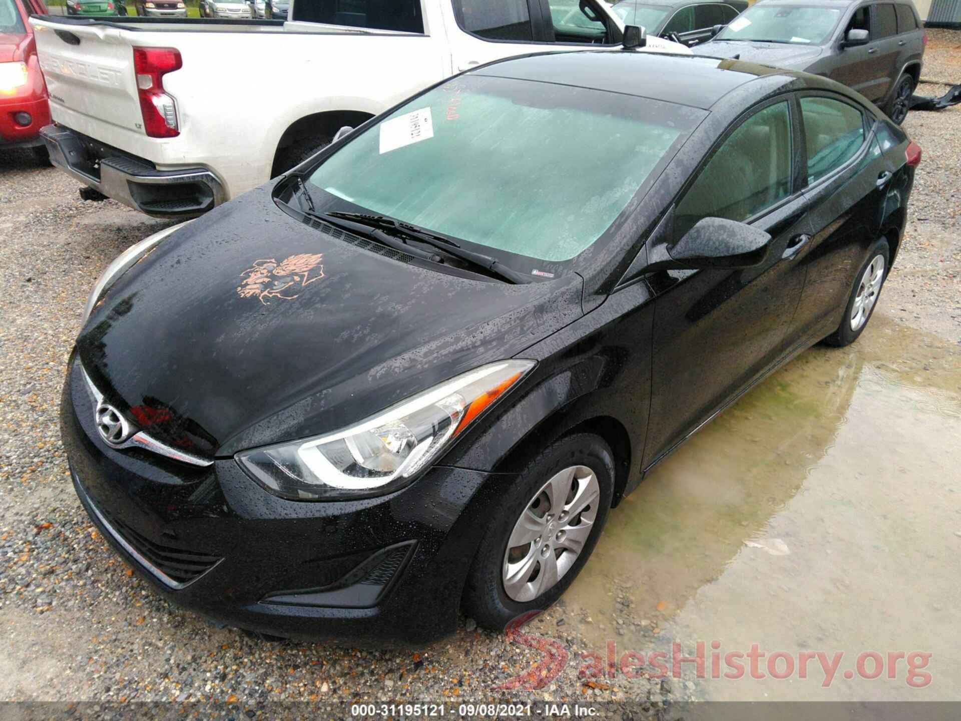 KMHDH4AE7GU607426 2016 HYUNDAI ELANTRA