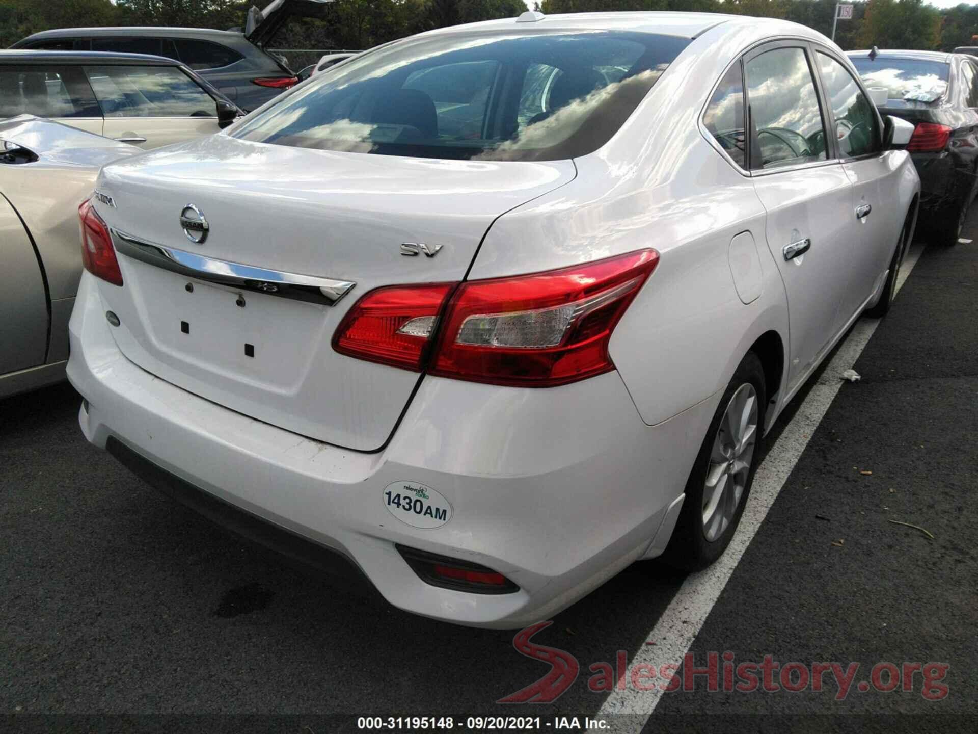 3N1AB7AP7KY332919 2019 NISSAN SENTRA