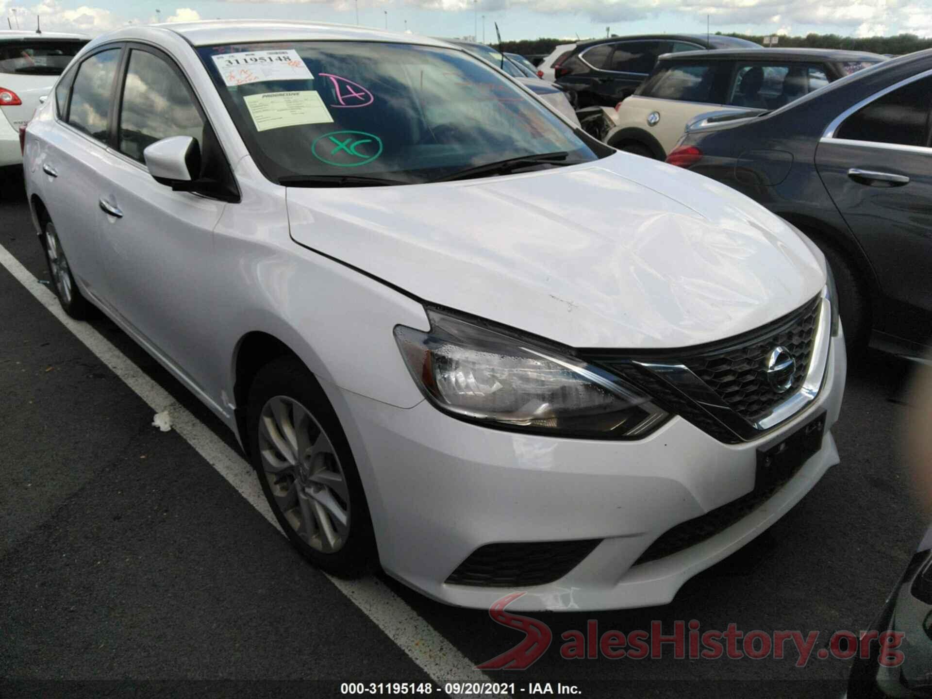 3N1AB7AP7KY332919 2019 NISSAN SENTRA