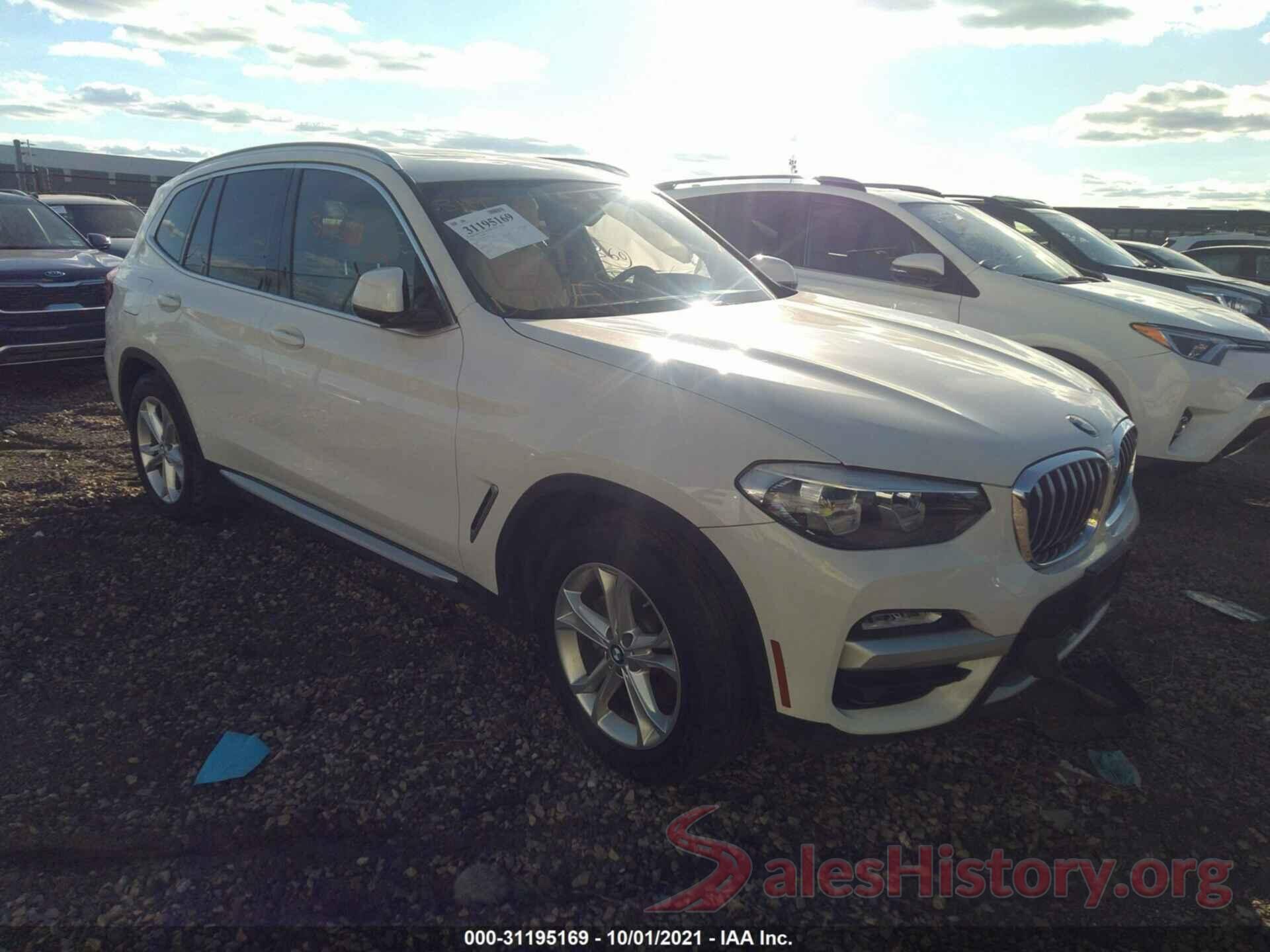 5UXTR9C5XKLE21807 2019 BMW X3