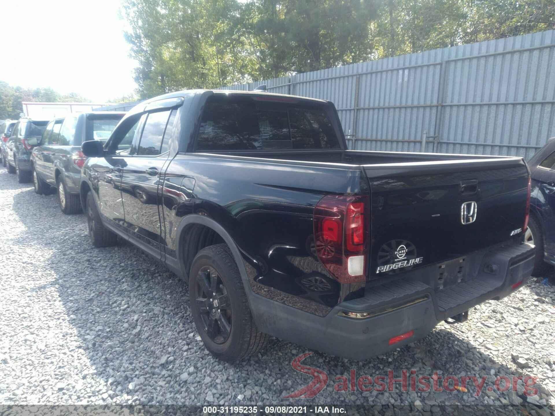 5FPYK3F8XHB029957 2017 HONDA RIDGELINE