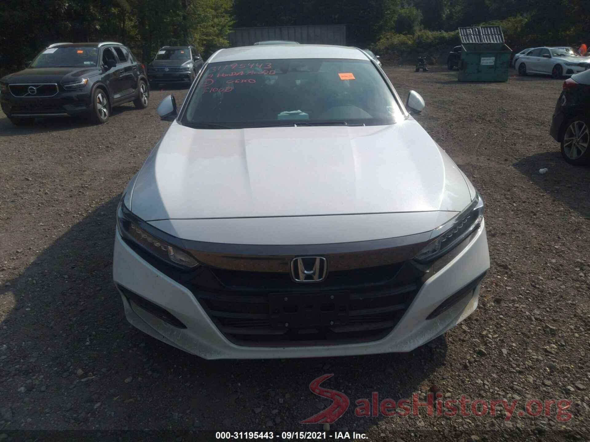 1HGCV1F31KA172655 2019 HONDA ACCORD SEDAN