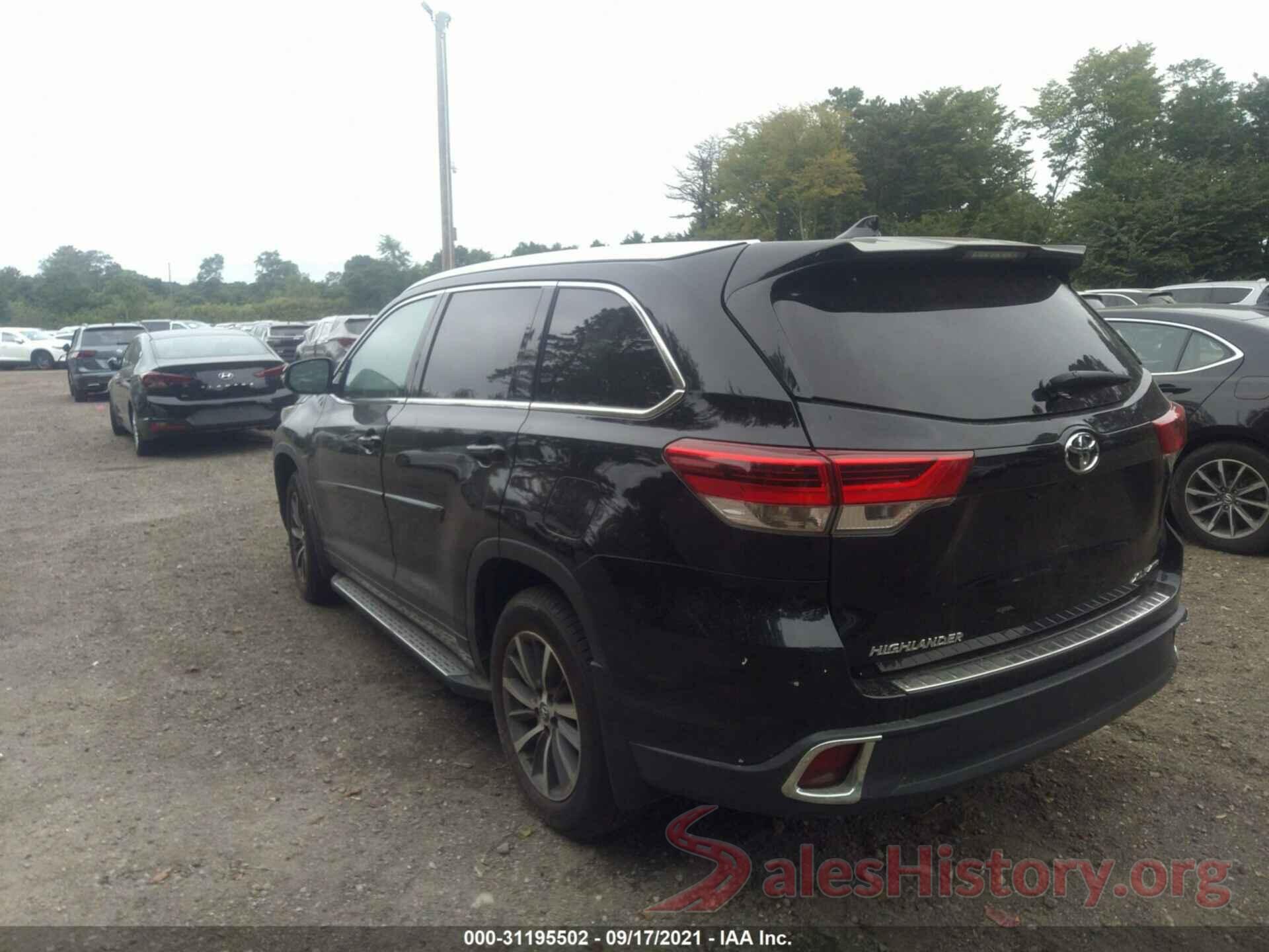 5TDJZRFH1HS384603 2017 TOYOTA HIGHLANDER