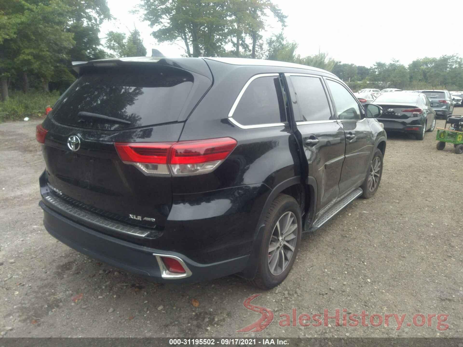 5TDJZRFH1HS384603 2017 TOYOTA HIGHLANDER