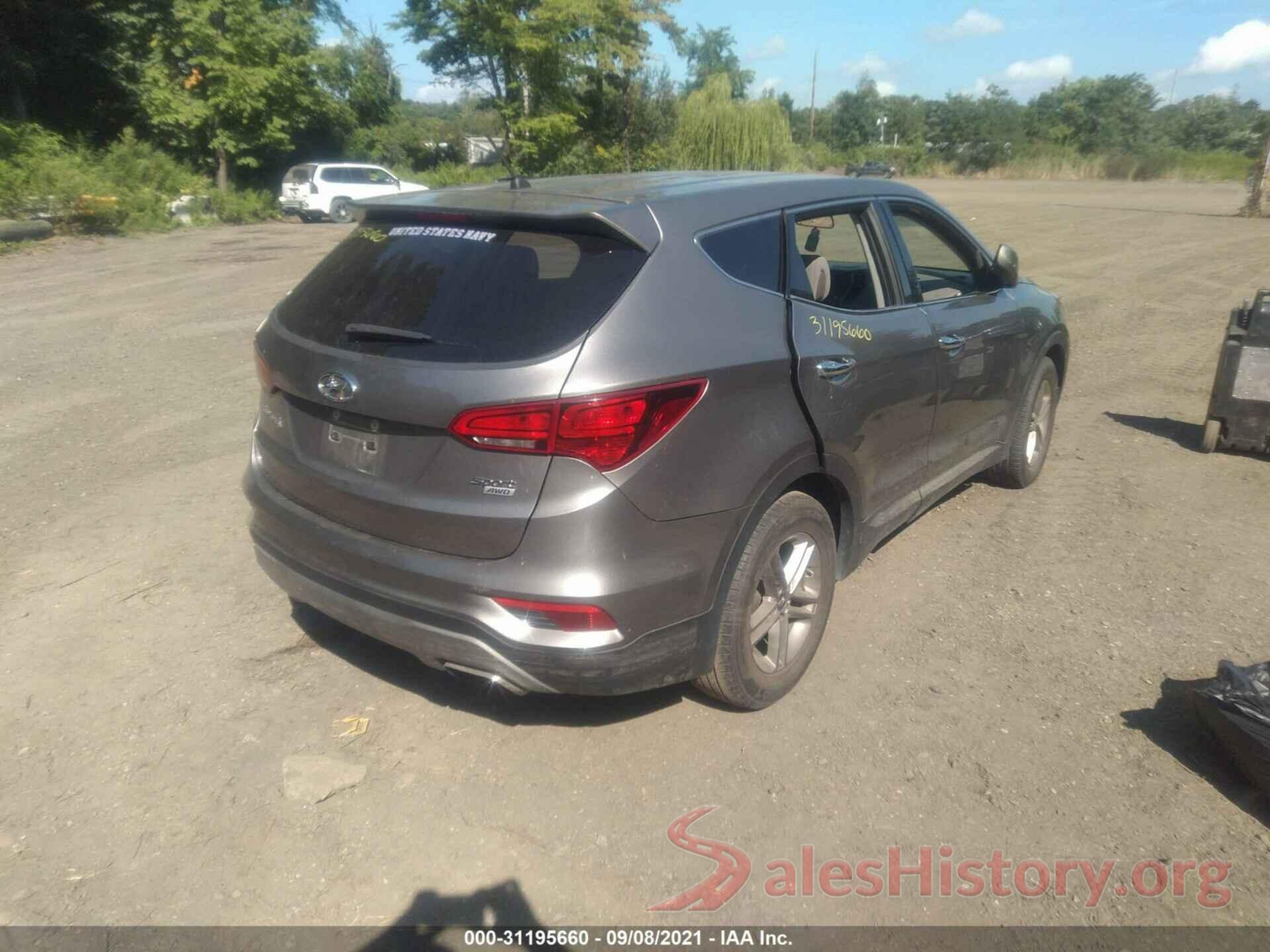 5NMZTDLB9JH095887 2018 HYUNDAI SANTA FE SPORT