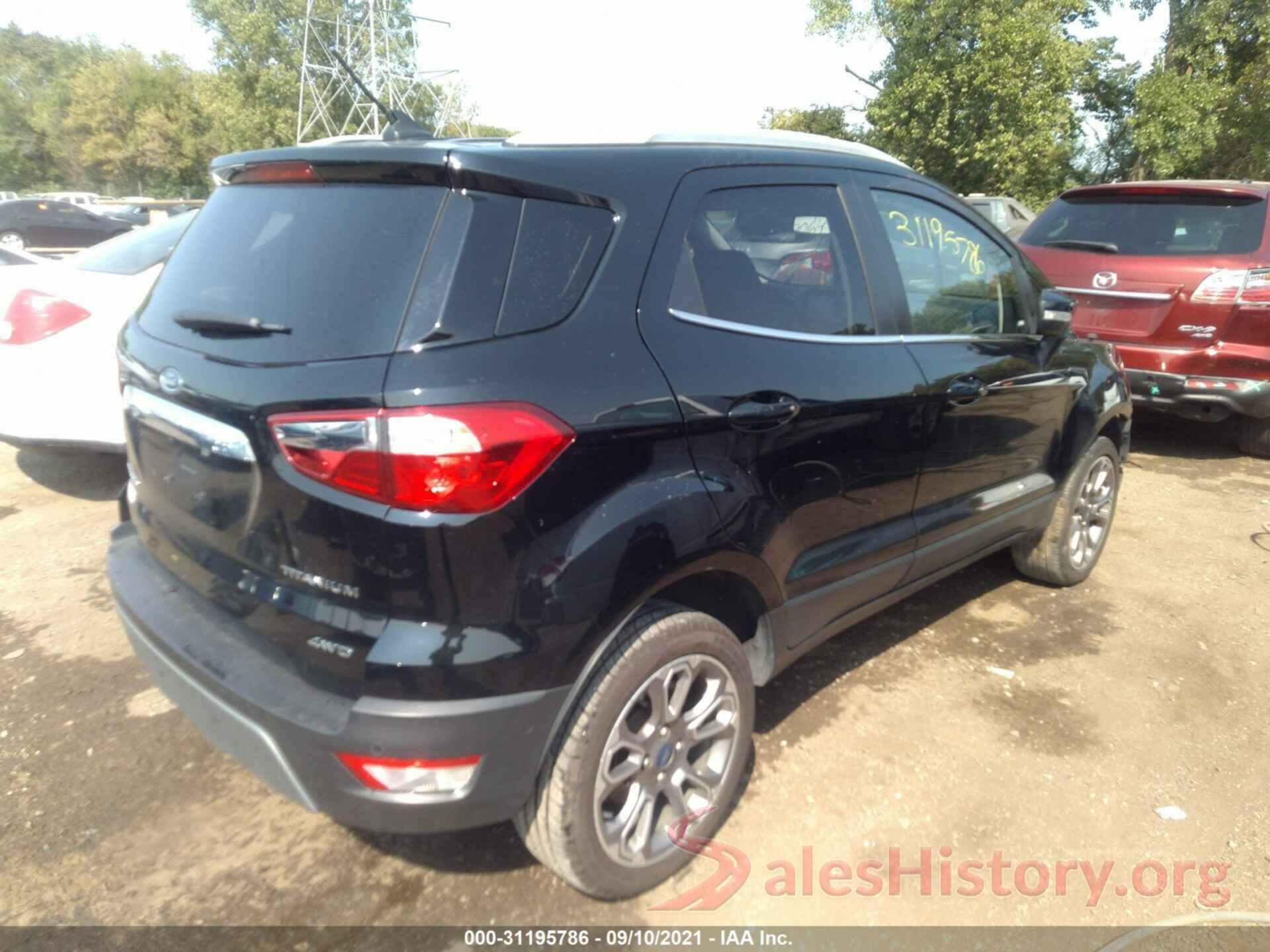 MAJ6S3KL4KC302248 2019 FORD ECOSPORT