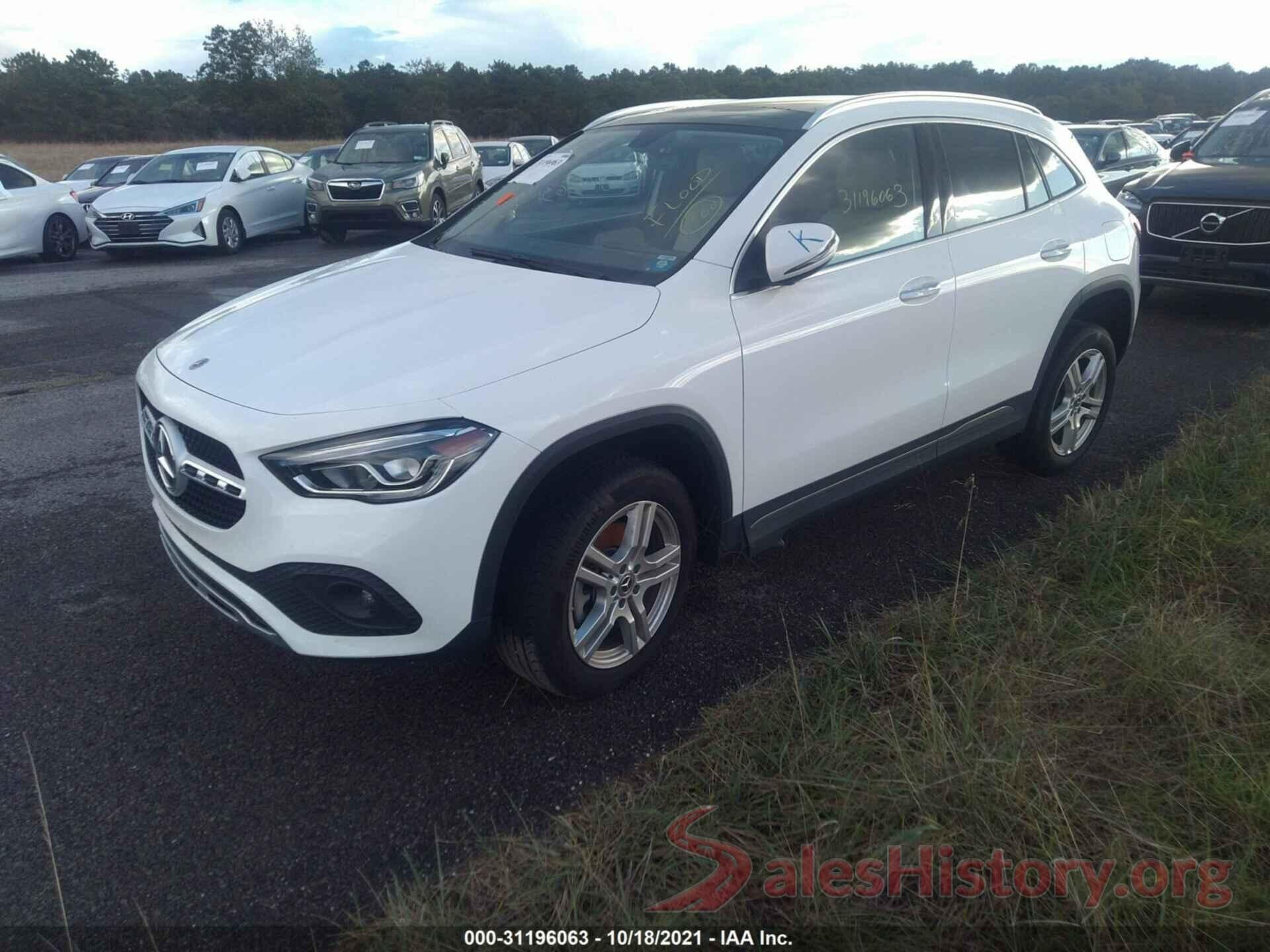 W1N4N4HB6MJ224706 2021 MERCEDES-BENZ GLA