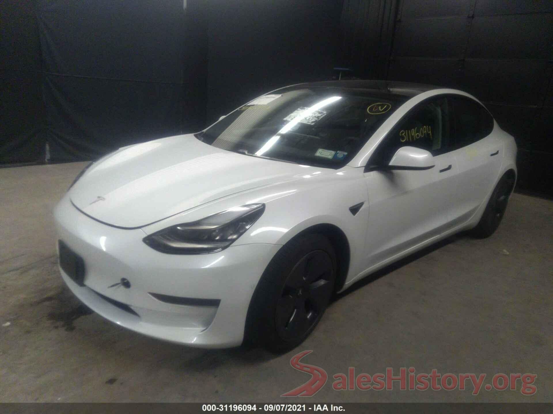 5YJ3E1EA3MF857832 2021 TESLA MODEL 3