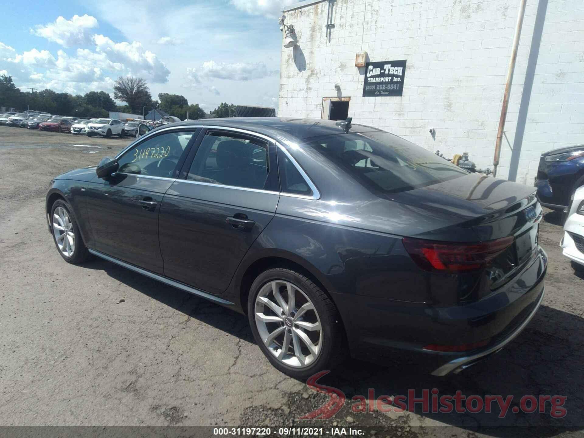 WAUENAF42KN007767 2019 AUDI A4