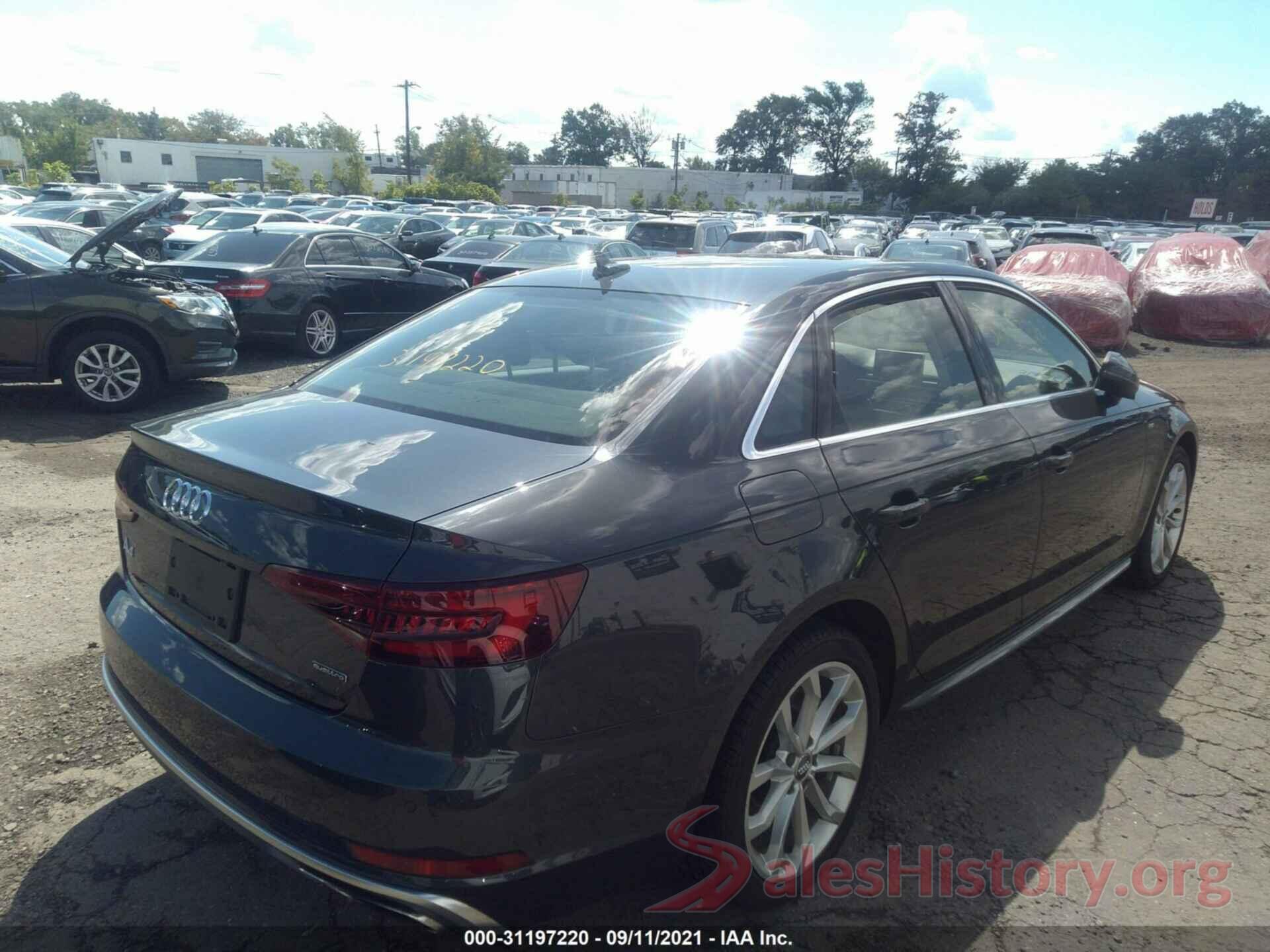 WAUENAF42KN007767 2019 AUDI A4