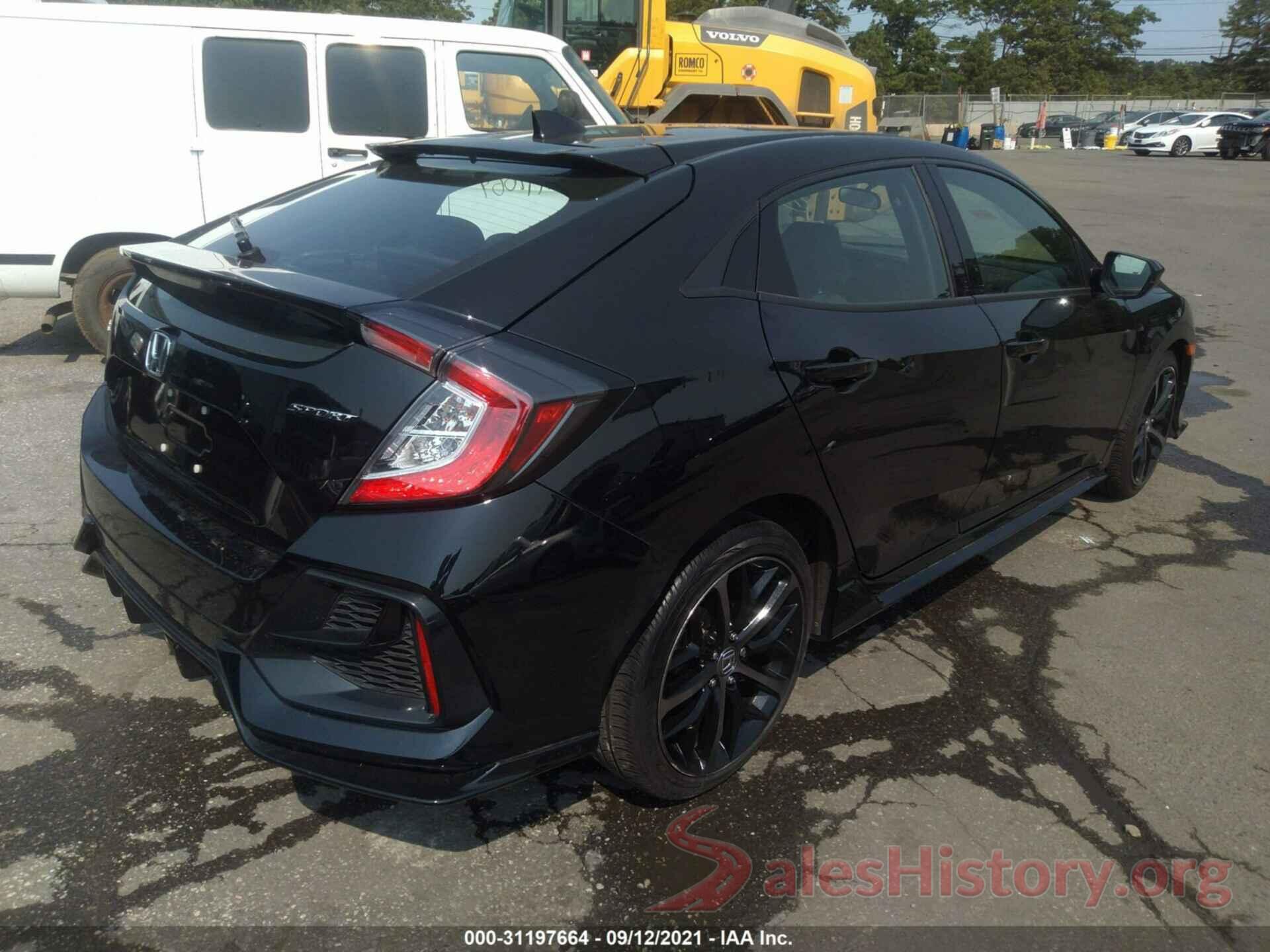 SHHFK7H49LU414970 2020 HONDA CIVIC HATCHBACK