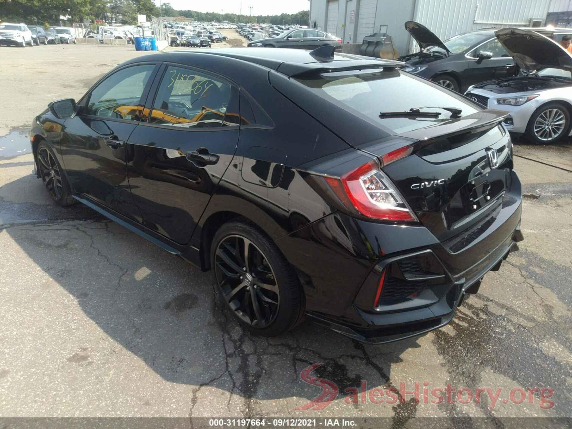 SHHFK7H49LU414970 2020 HONDA CIVIC HATCHBACK