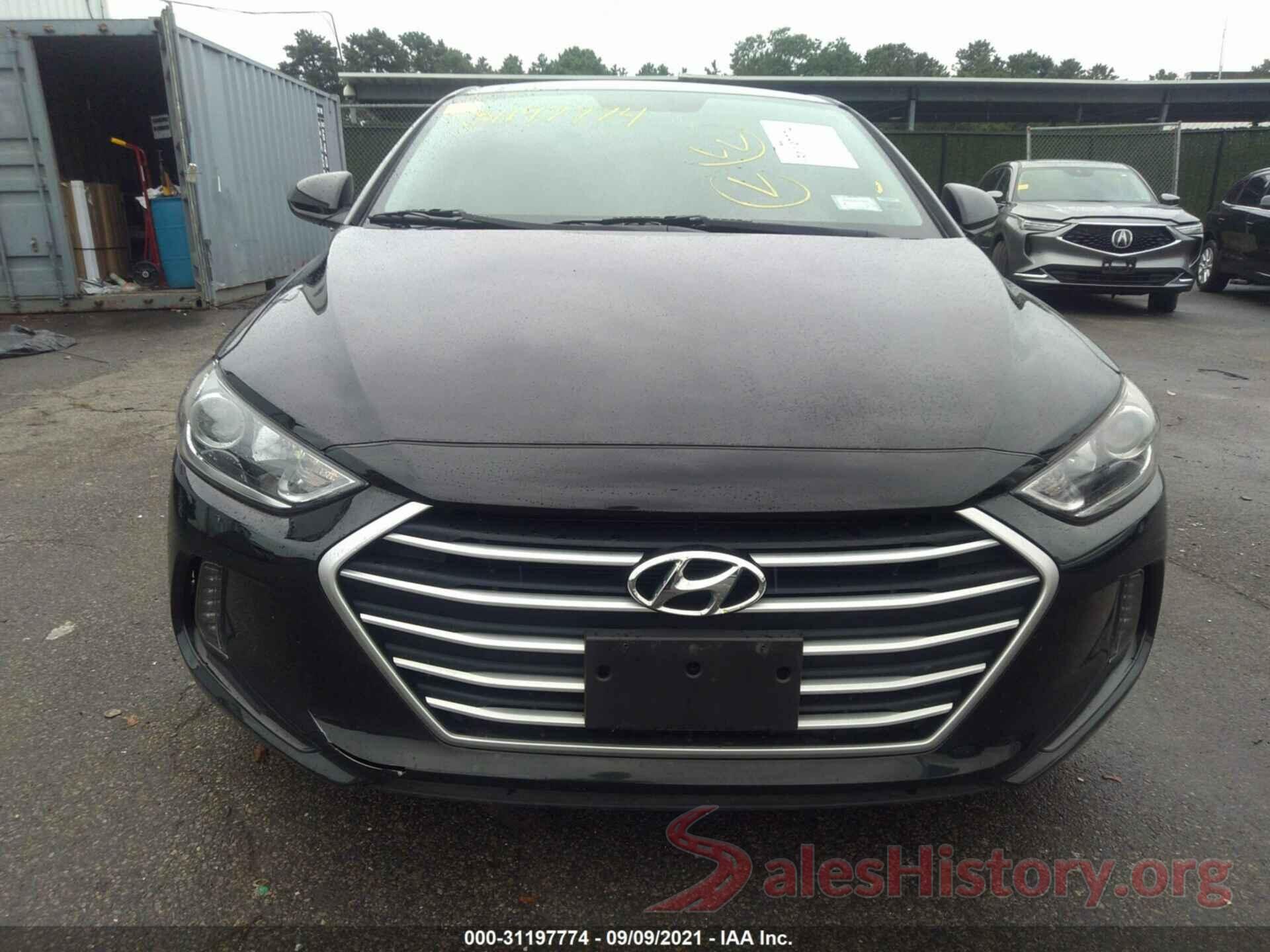 5NPD84LF9HH169580 2017 HYUNDAI ELANTRA