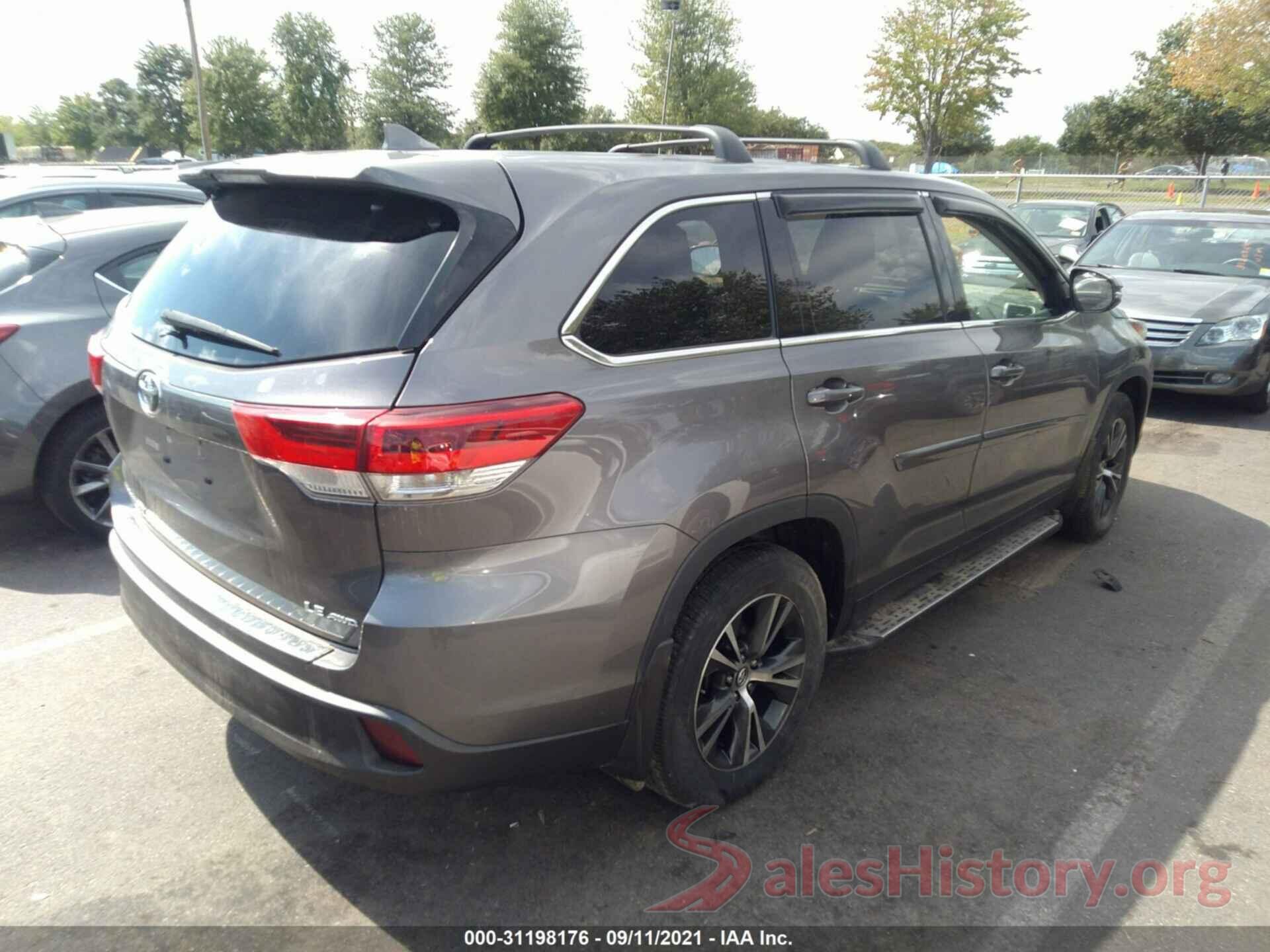 5TDBZRFH7KS916447 2019 TOYOTA HIGHLANDER