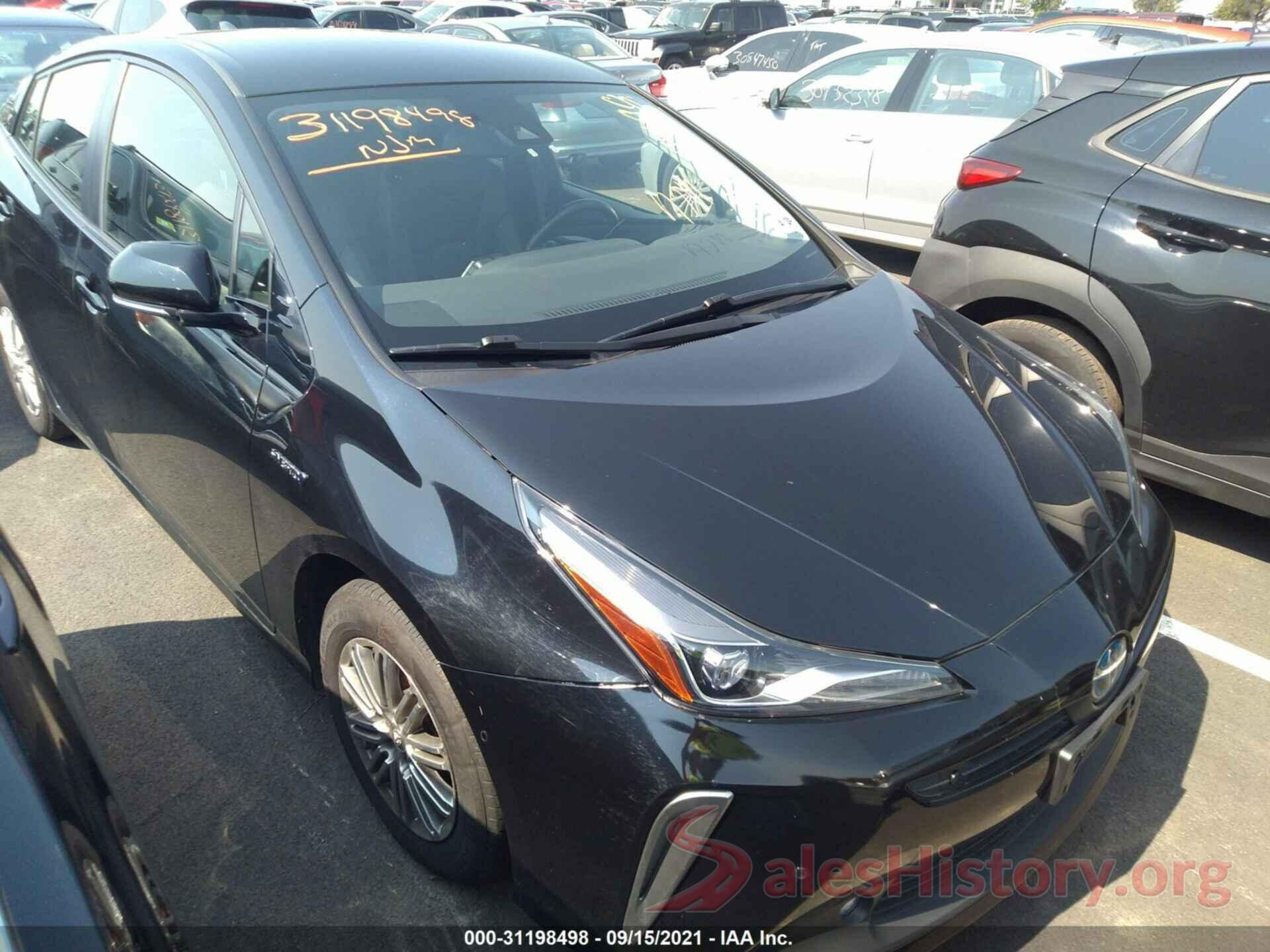 JTDL9RFU3K3002862 2019 TOYOTA PRIUS